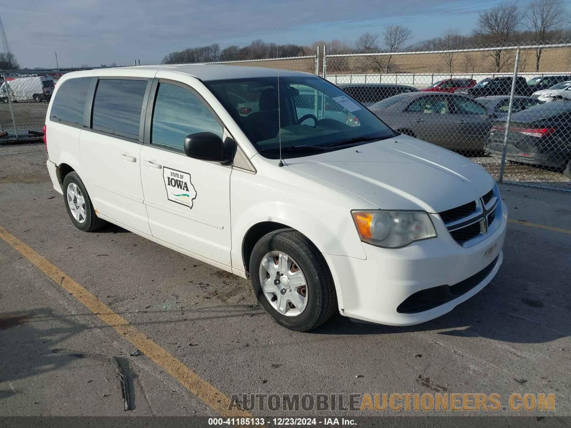 2C4RDGBG1CR265051 DODGE GRAND CARAVAN 2012