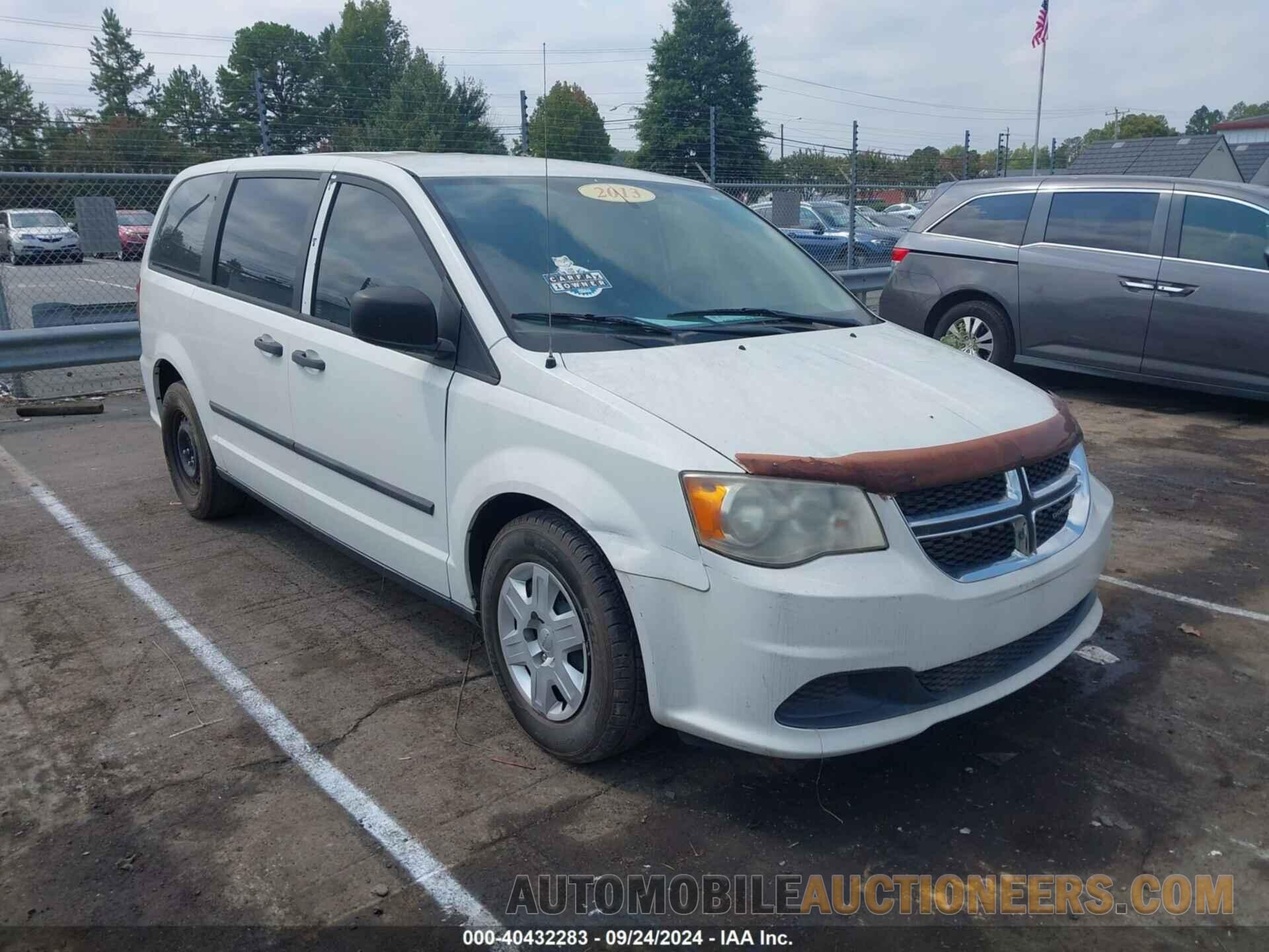 2C4RDGBG1DR544405 DODGE GRAND CARAVAN 2013