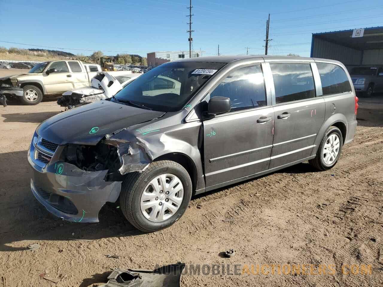 2C4RDGBG1GR341745 DODGE CARAVAN 2016