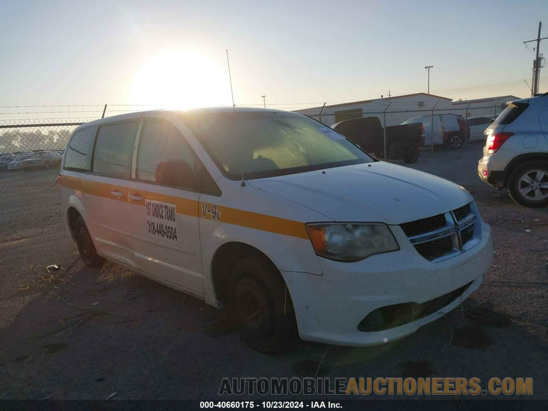 2C4RDGBG2CR191865 DODGE GRAND CARAVAN 2012