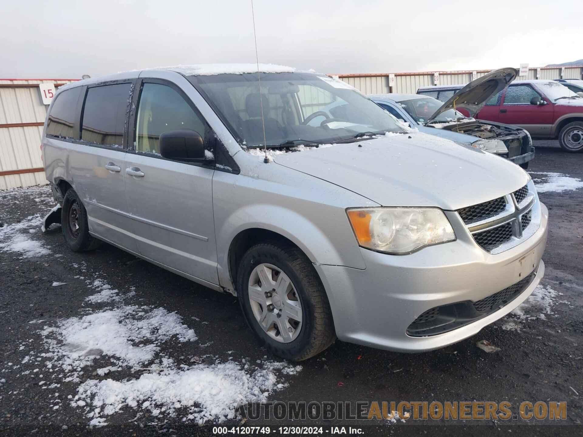 2C4RDGBG2CR231989 DODGE GRAND CARAVAN 2012