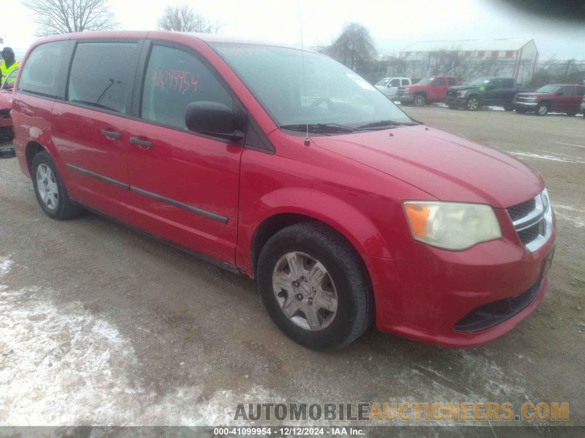 2C4RDGBG2CR272607 DODGE GRAND CARAVAN 2012