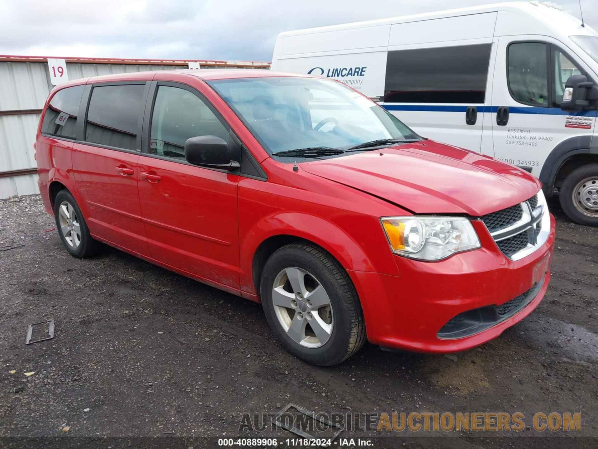 2C4RDGBG2DR601243 DODGE GRAND CARAVAN 2013