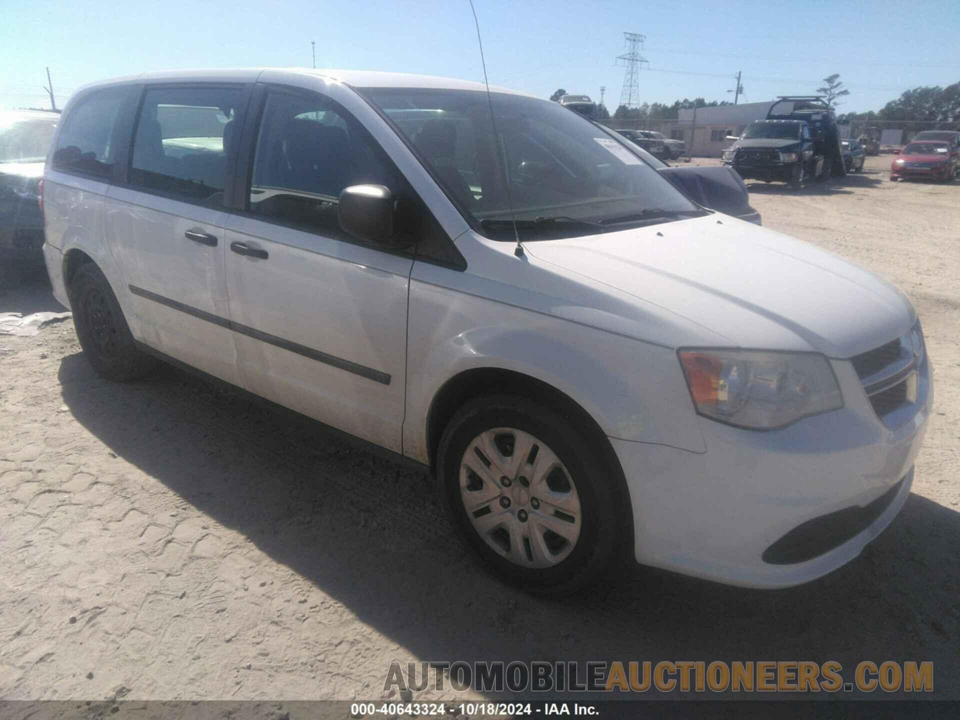 2C4RDGBG2ER331853 DODGE GRAND CARAVAN 2014