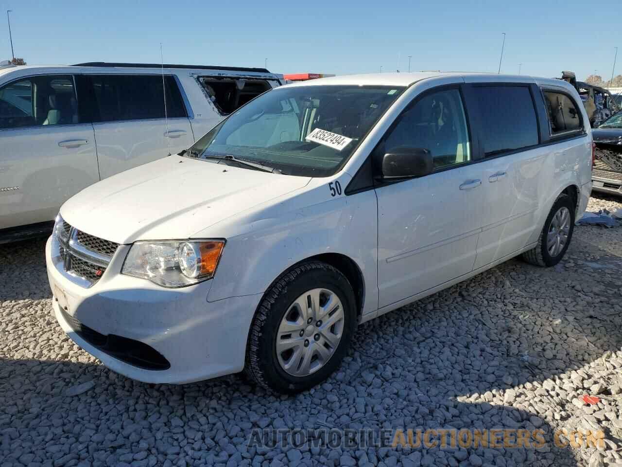 2C4RDGBG2GR321567 DODGE CARAVAN 2016