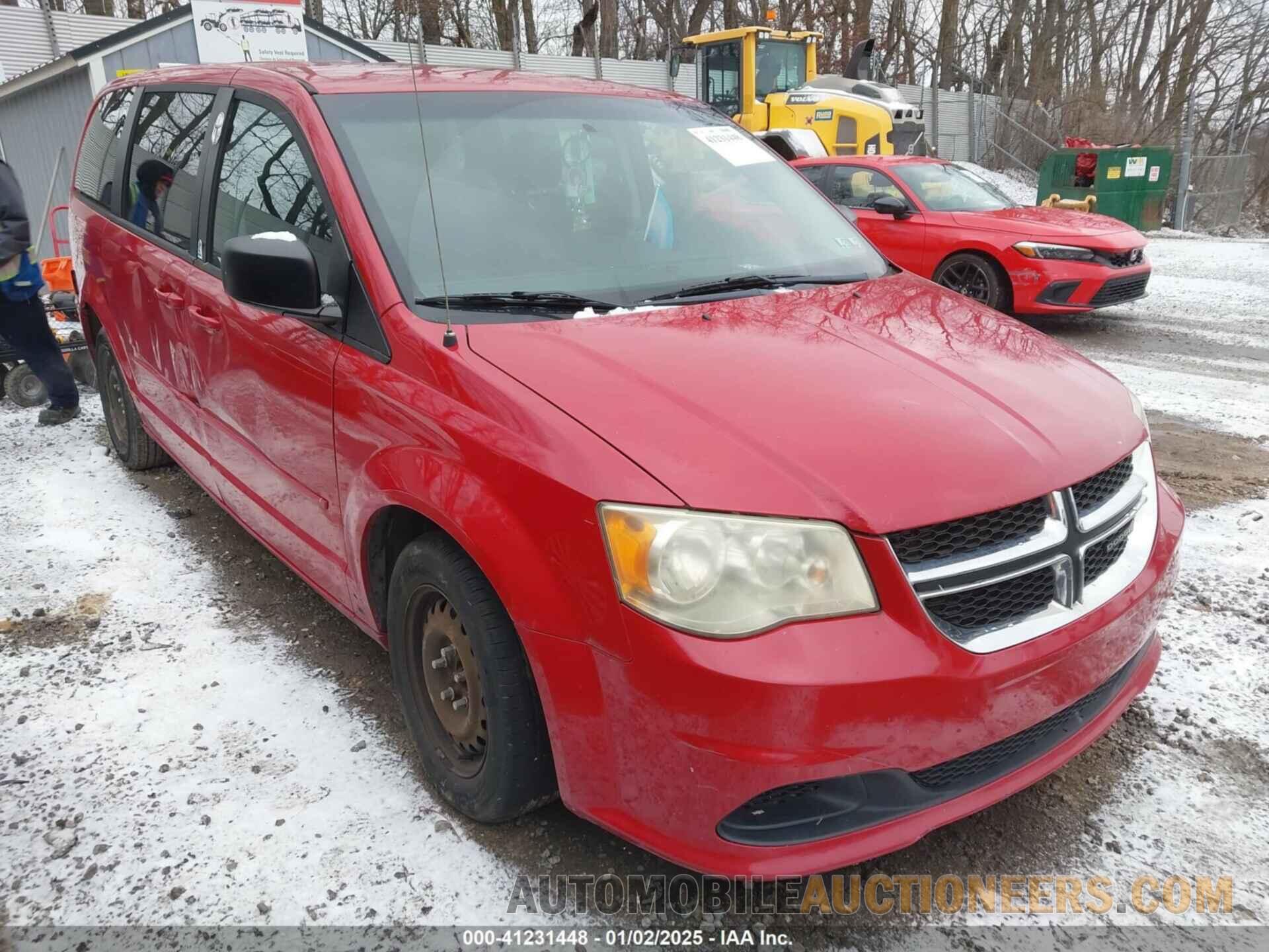 2C4RDGBG3CR265617 DODGE GRAND CARAVAN 2012