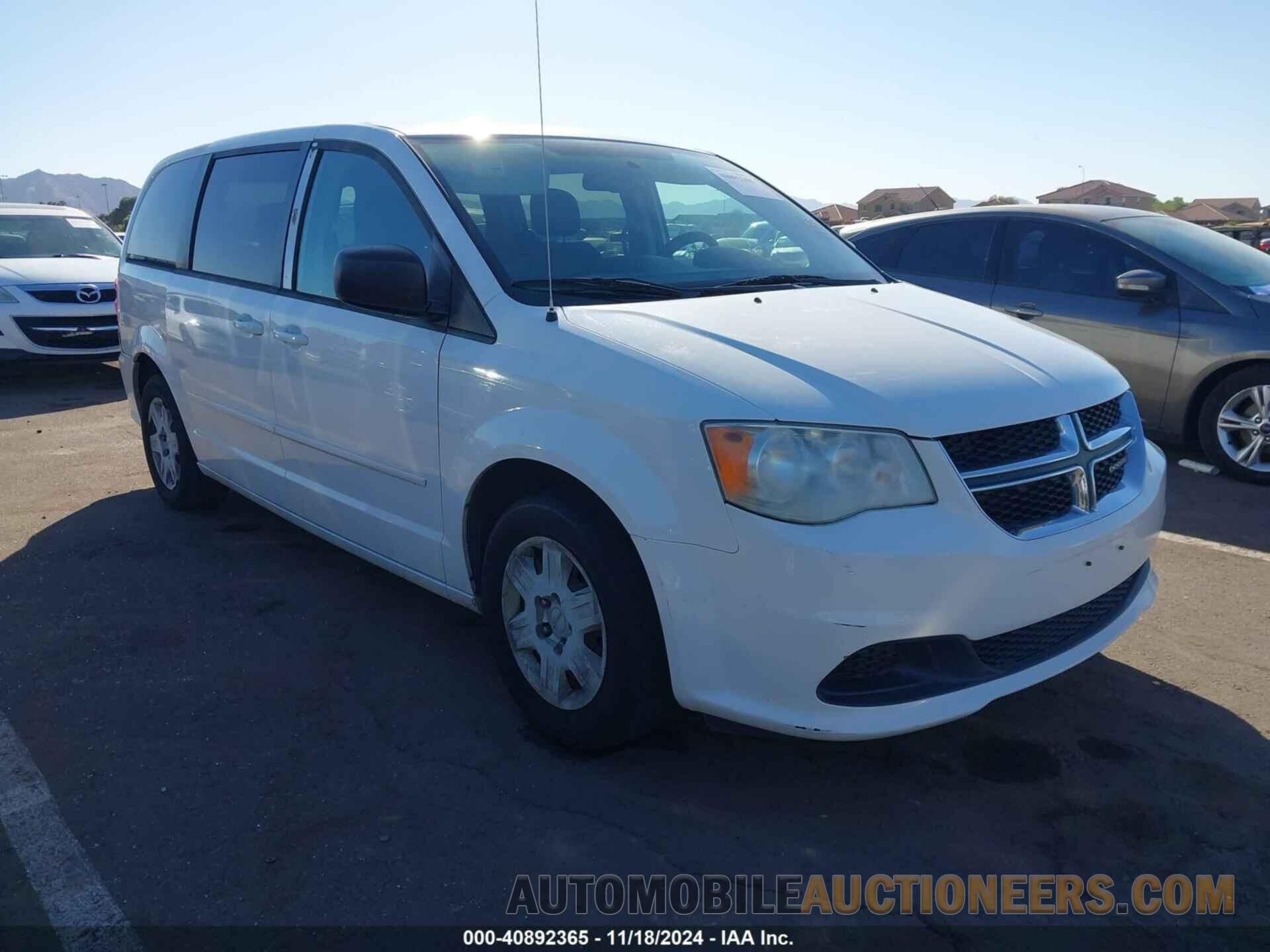 2C4RDGBG3CR323466 DODGE GRAND CARAVAN 2012