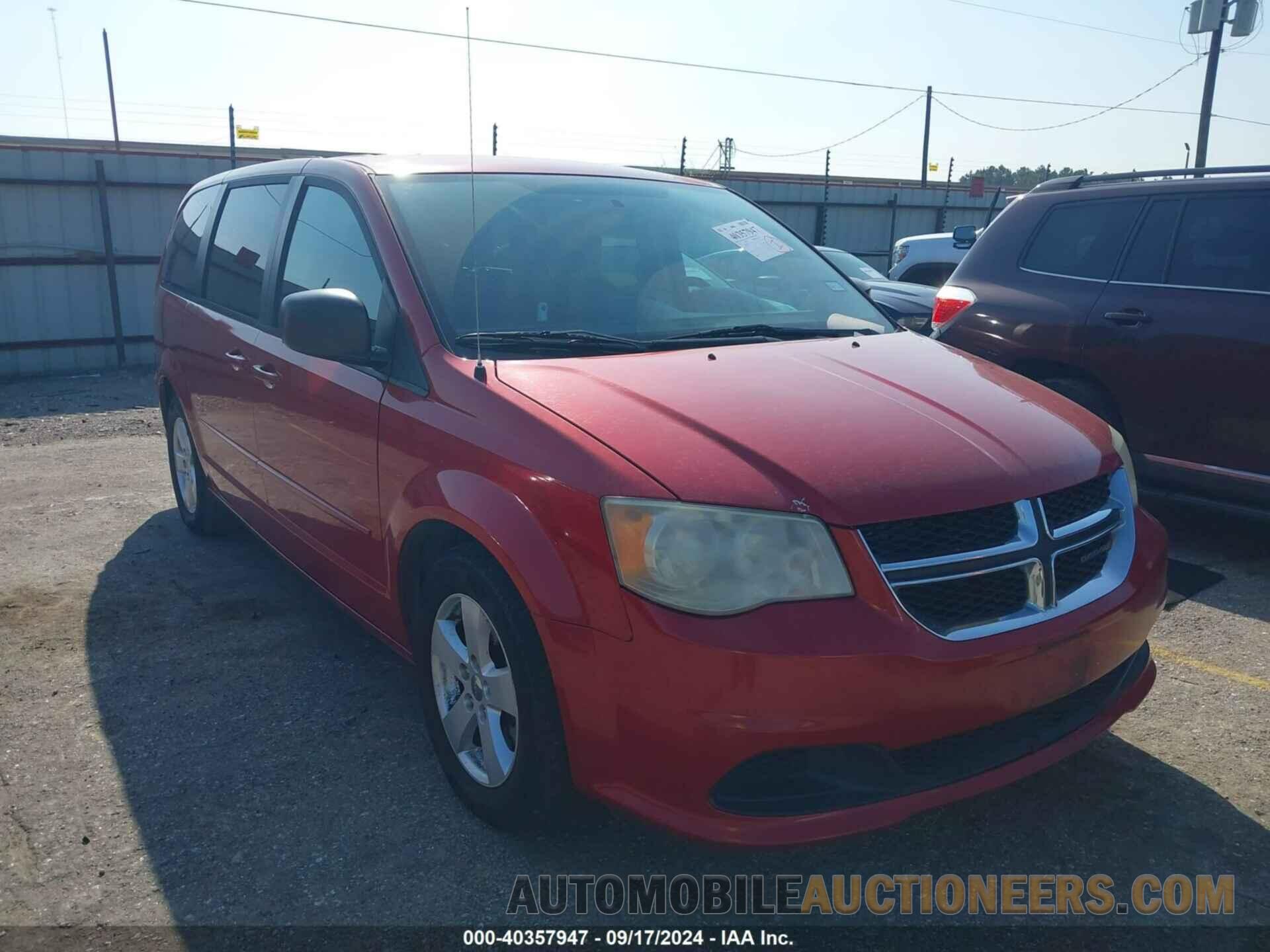 2C4RDGBG3DR762345 DODGE GRAND CARAVAN 2013