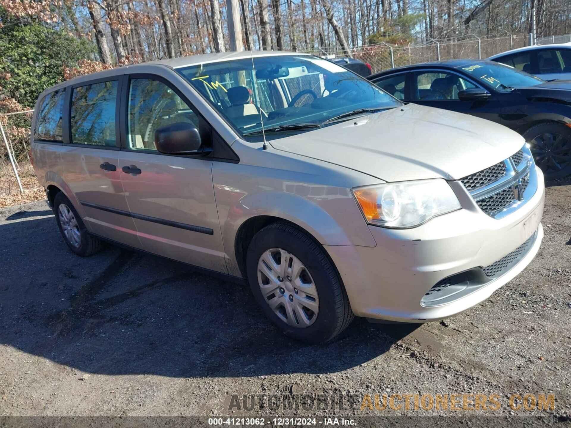 2C4RDGBG3ER452732 DODGE GRAND CARAVAN 2014