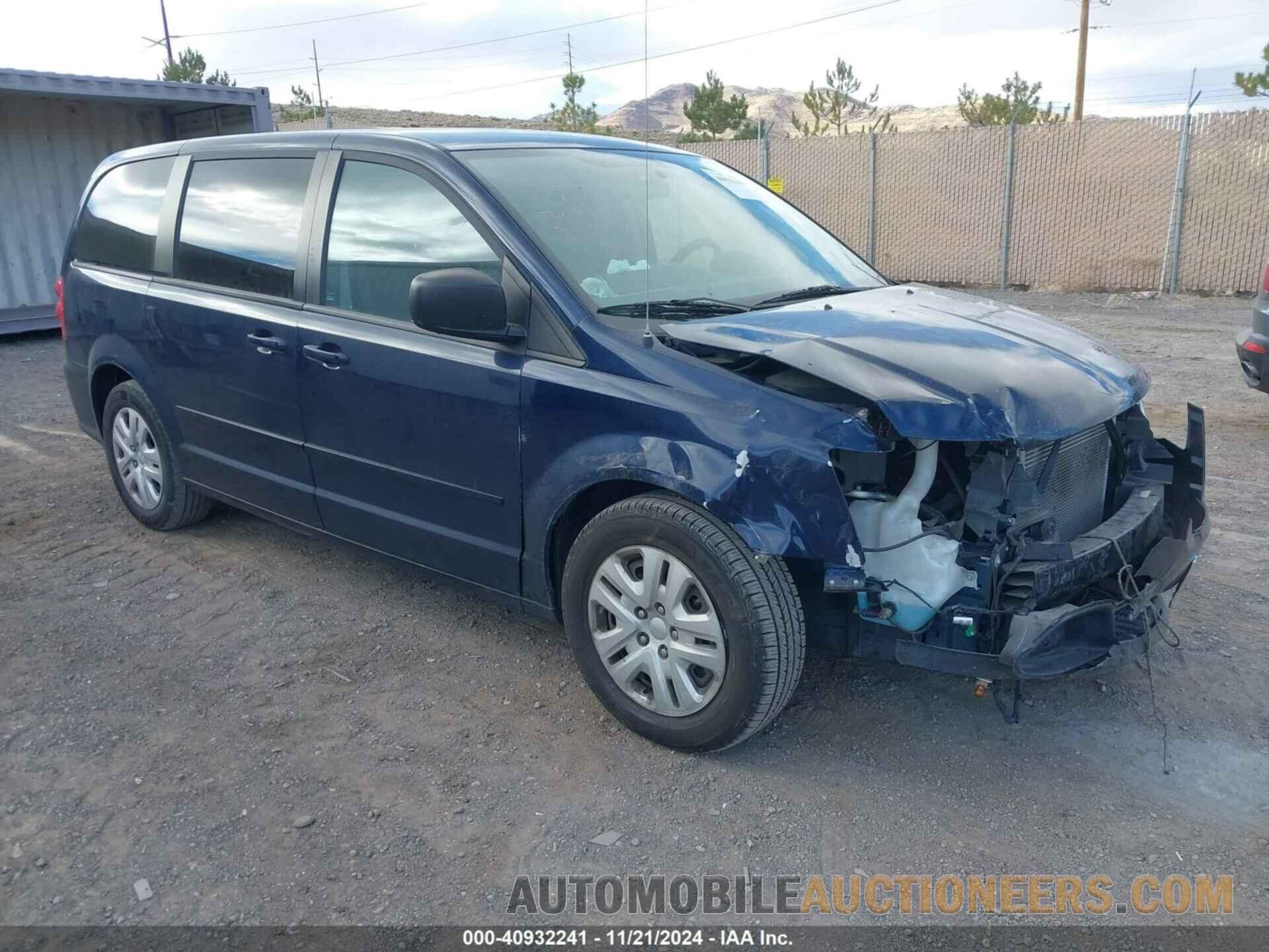 2C4RDGBG3GR122799 DODGE GRAND CARAVAN 2016