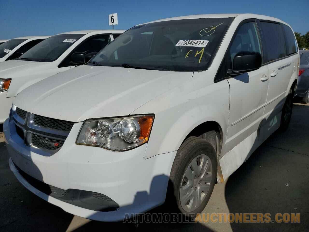 2C4RDGBG3HR768037 DODGE CARAVAN 2017