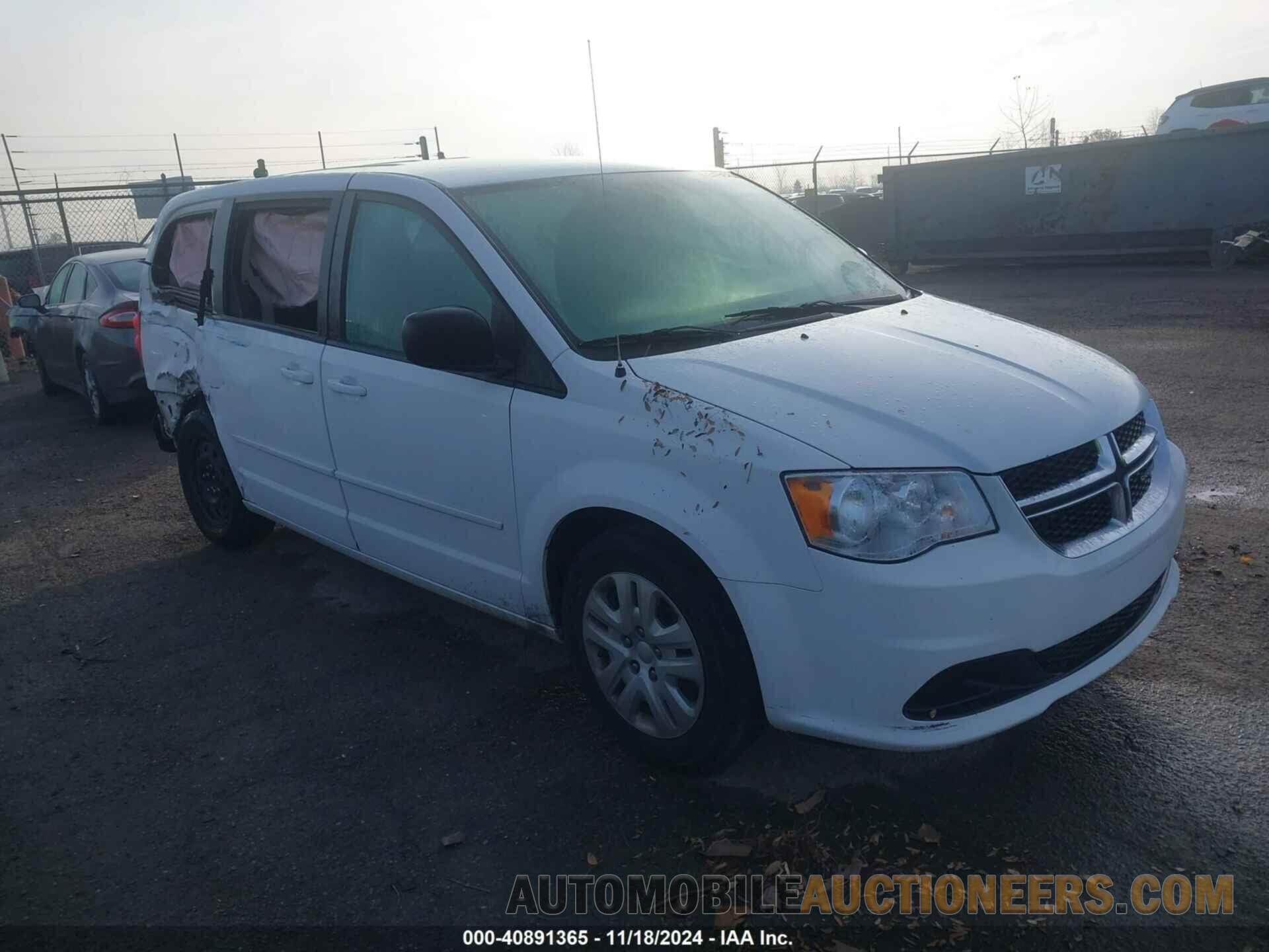 2C4RDGBG3HR862113 DODGE GRAND CARAVAN 2017