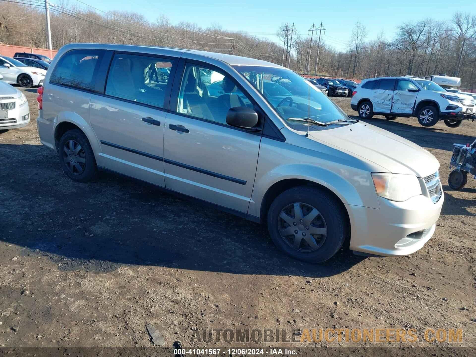 2C4RDGBG4DR541739 DODGE GRAND CARAVAN 2013