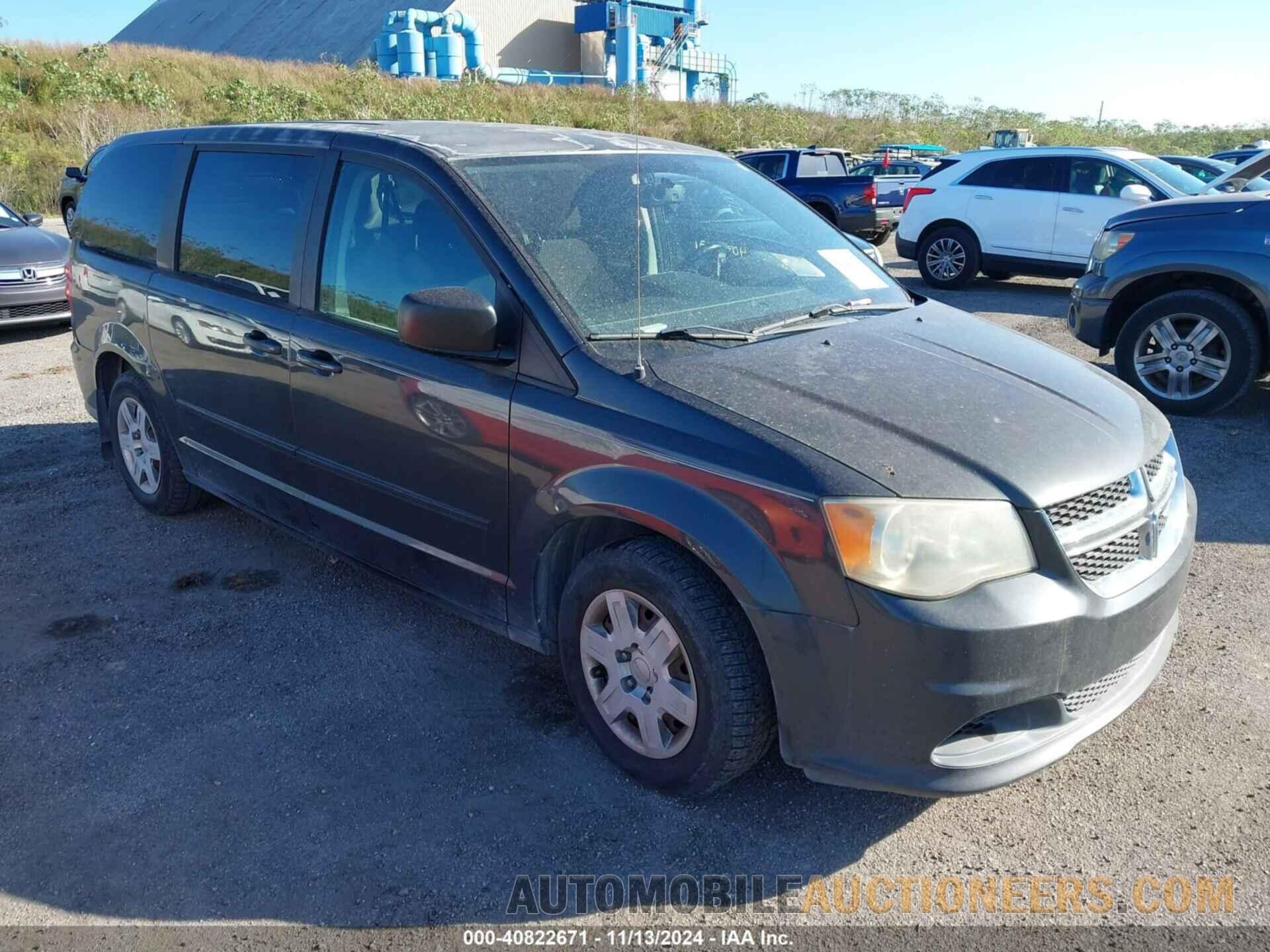 2C4RDGBG5CR265621 DODGE GRAND CARAVAN 2012