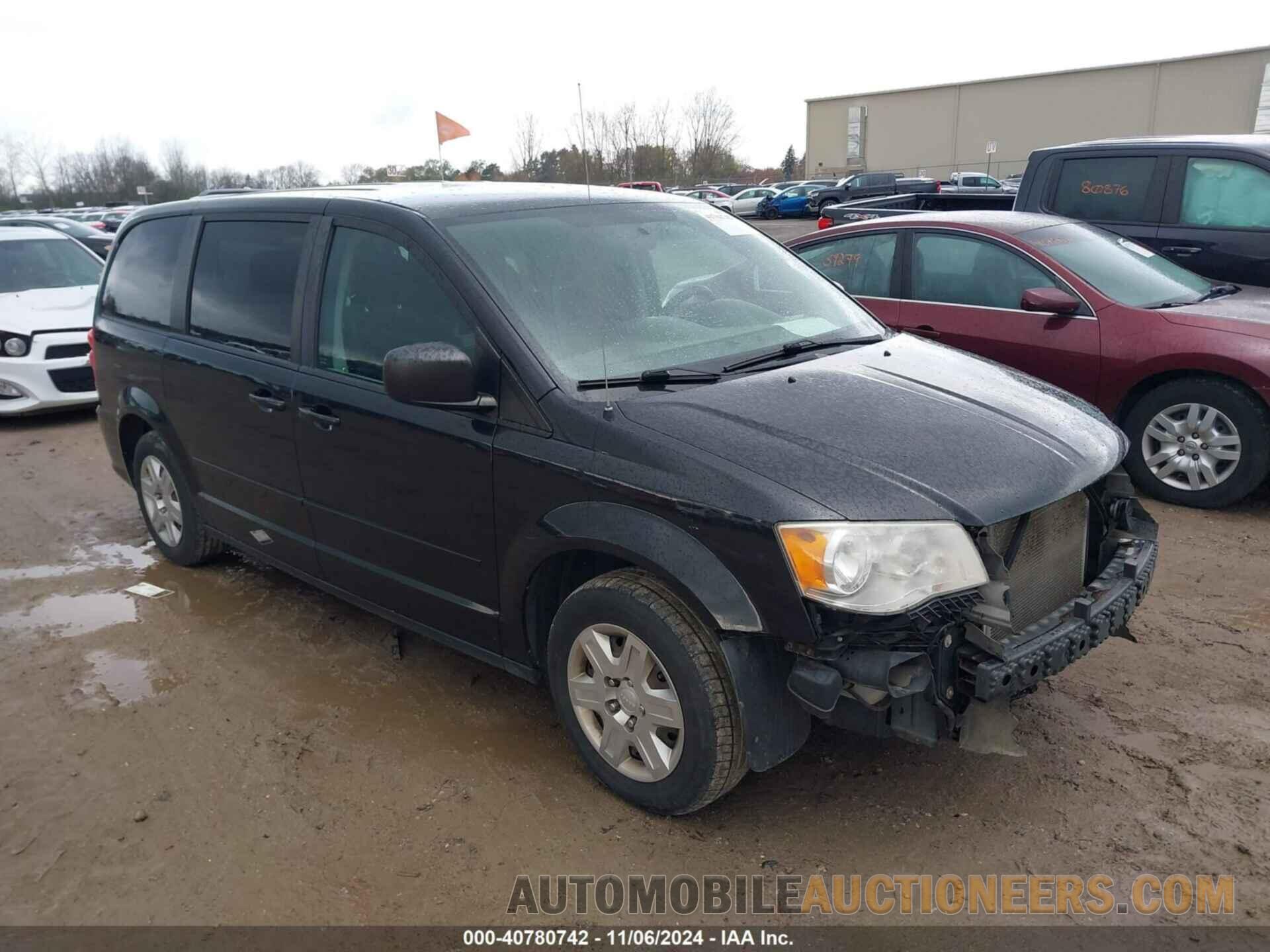 2C4RDGBG5CR333707 DODGE GRAND CARAVAN 2012