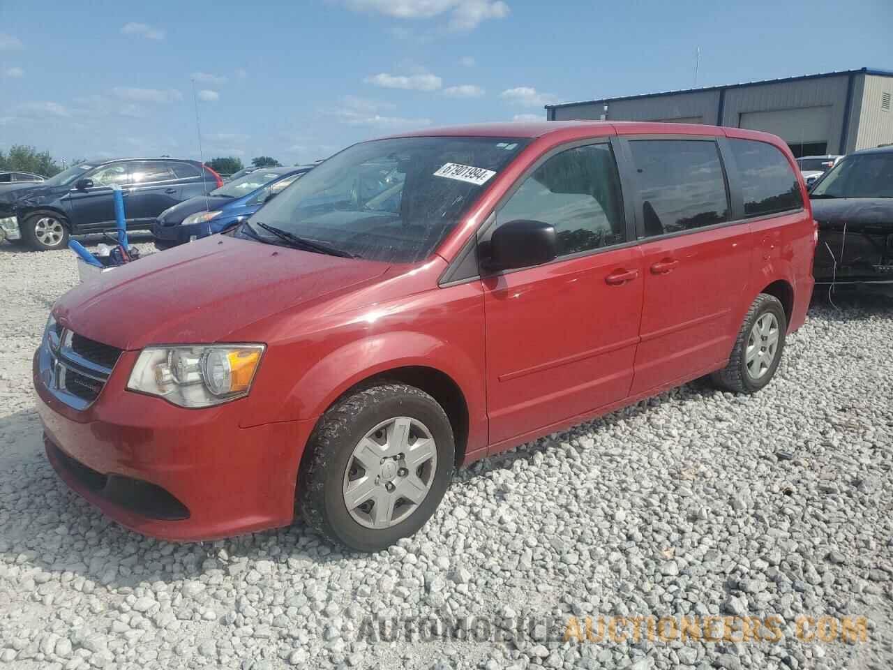 2C4RDGBG5CR402847 DODGE CARAVAN 2012