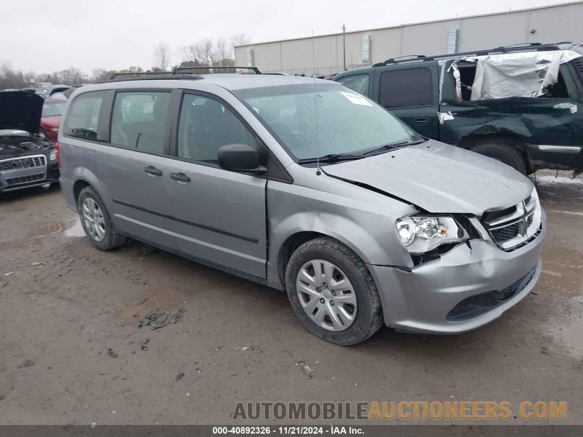 2C4RDGBG5GR115319 DODGE GRAND CARAVAN 2016