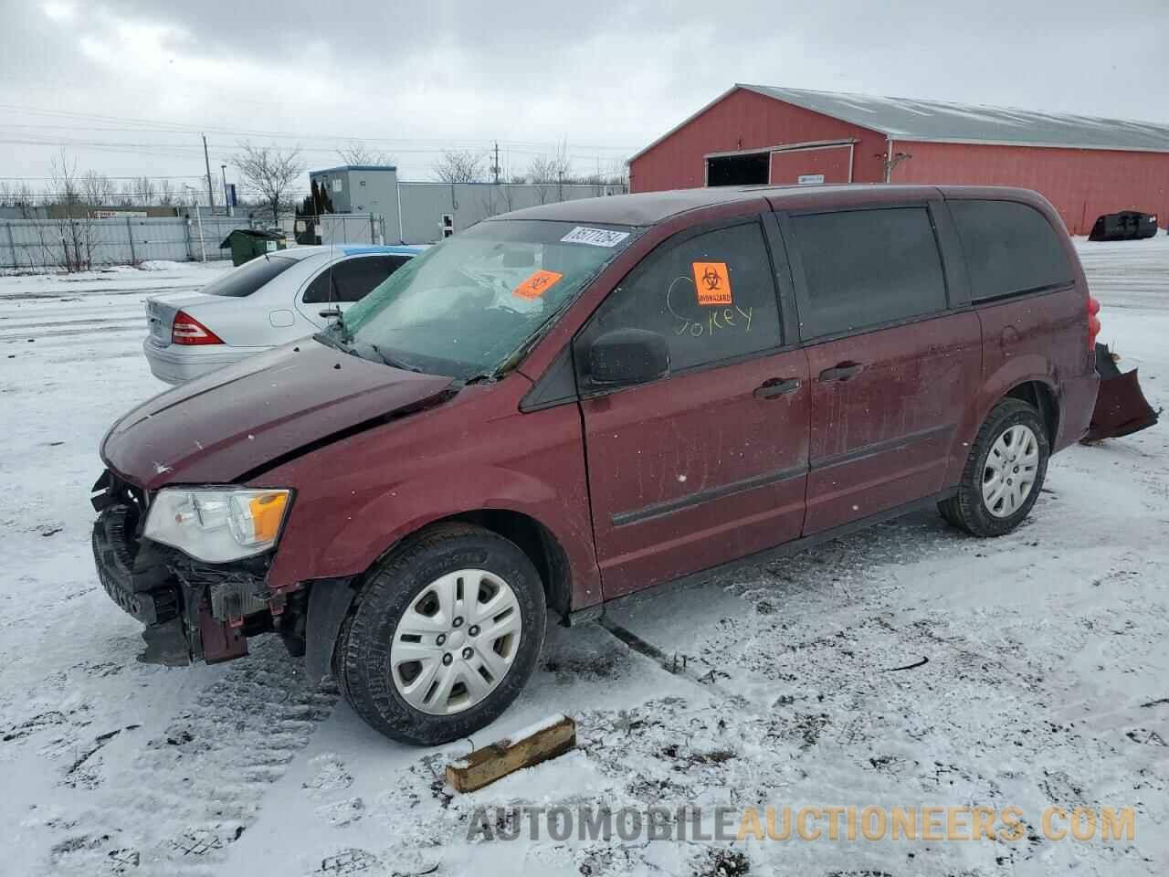 2C4RDGBG5HR597159 DODGE CARAVAN 2017