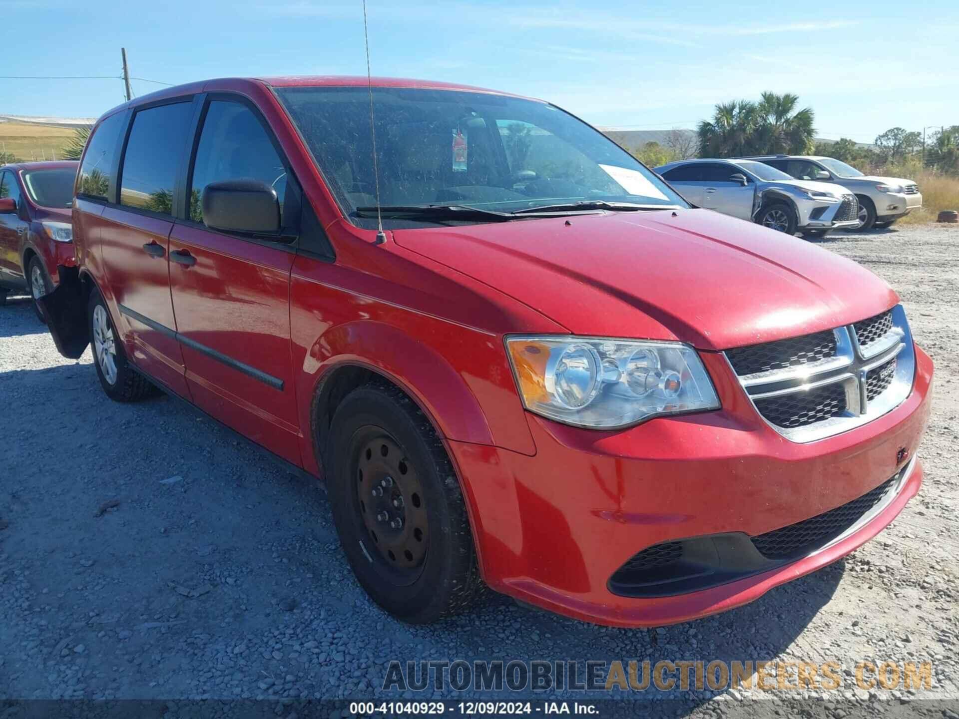 2C4RDGBG6ER417604 DODGE GRAND CARAVAN 2014