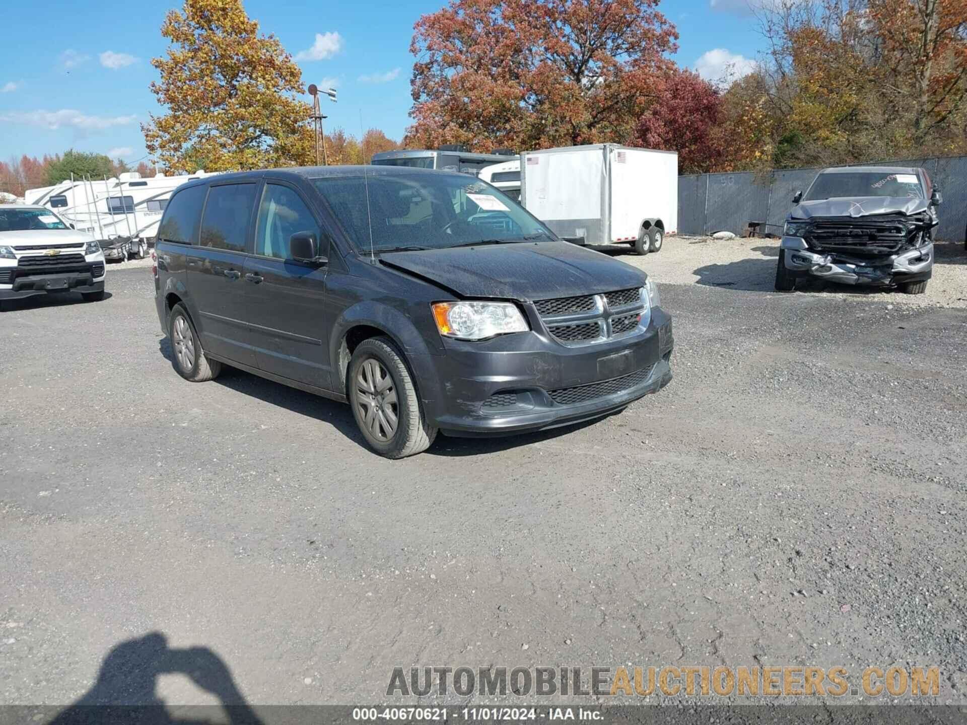 2C4RDGBG6HR558595 DODGE GRAND CARAVAN 2017