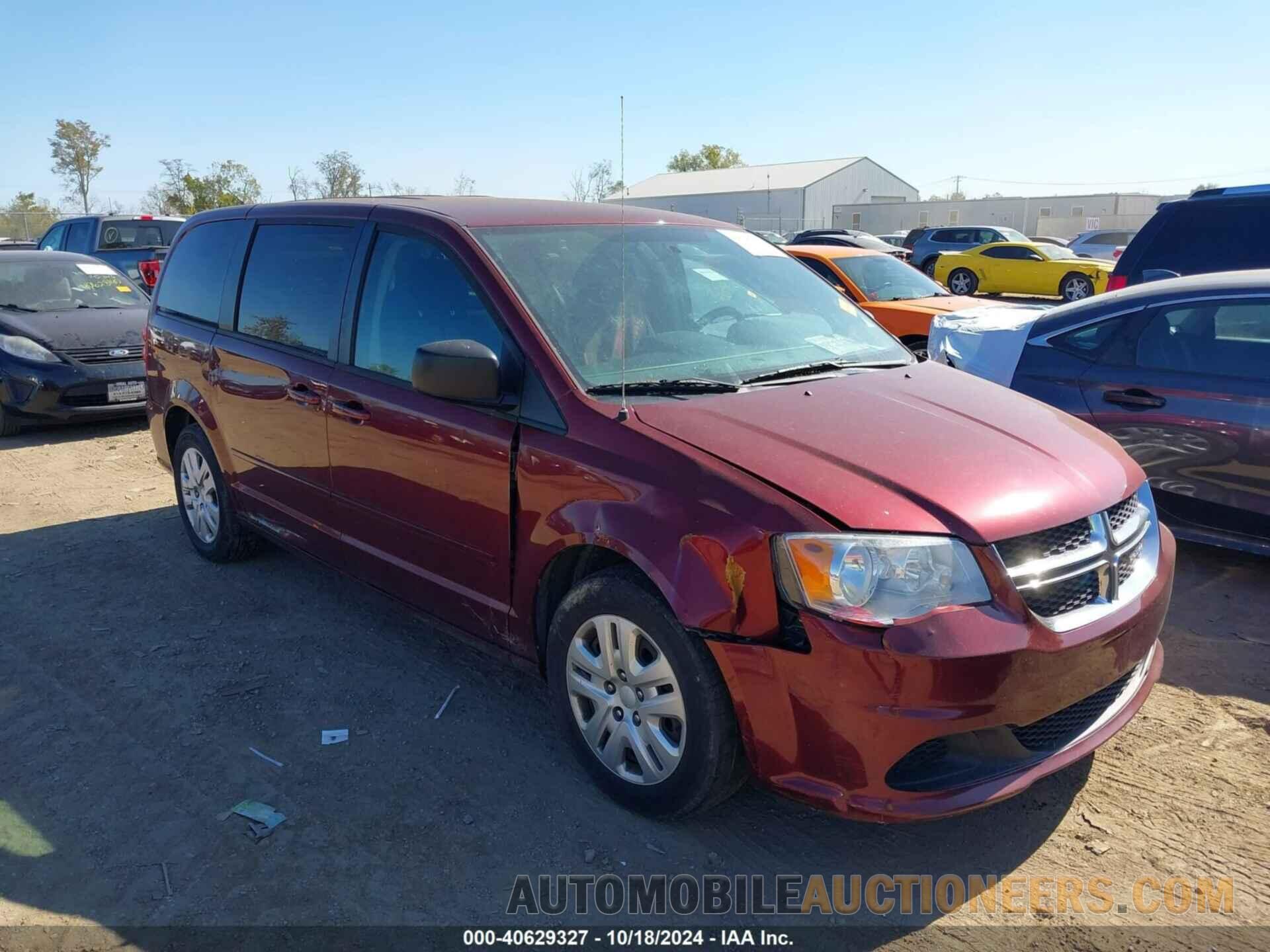 2C4RDGBG6HR563523 DODGE GRAND CARAVAN 2017