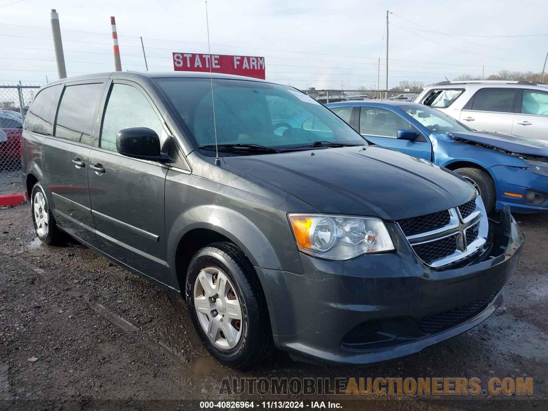 2C4RDGBG7CR220289 DODGE GRAND CARAVAN 2012