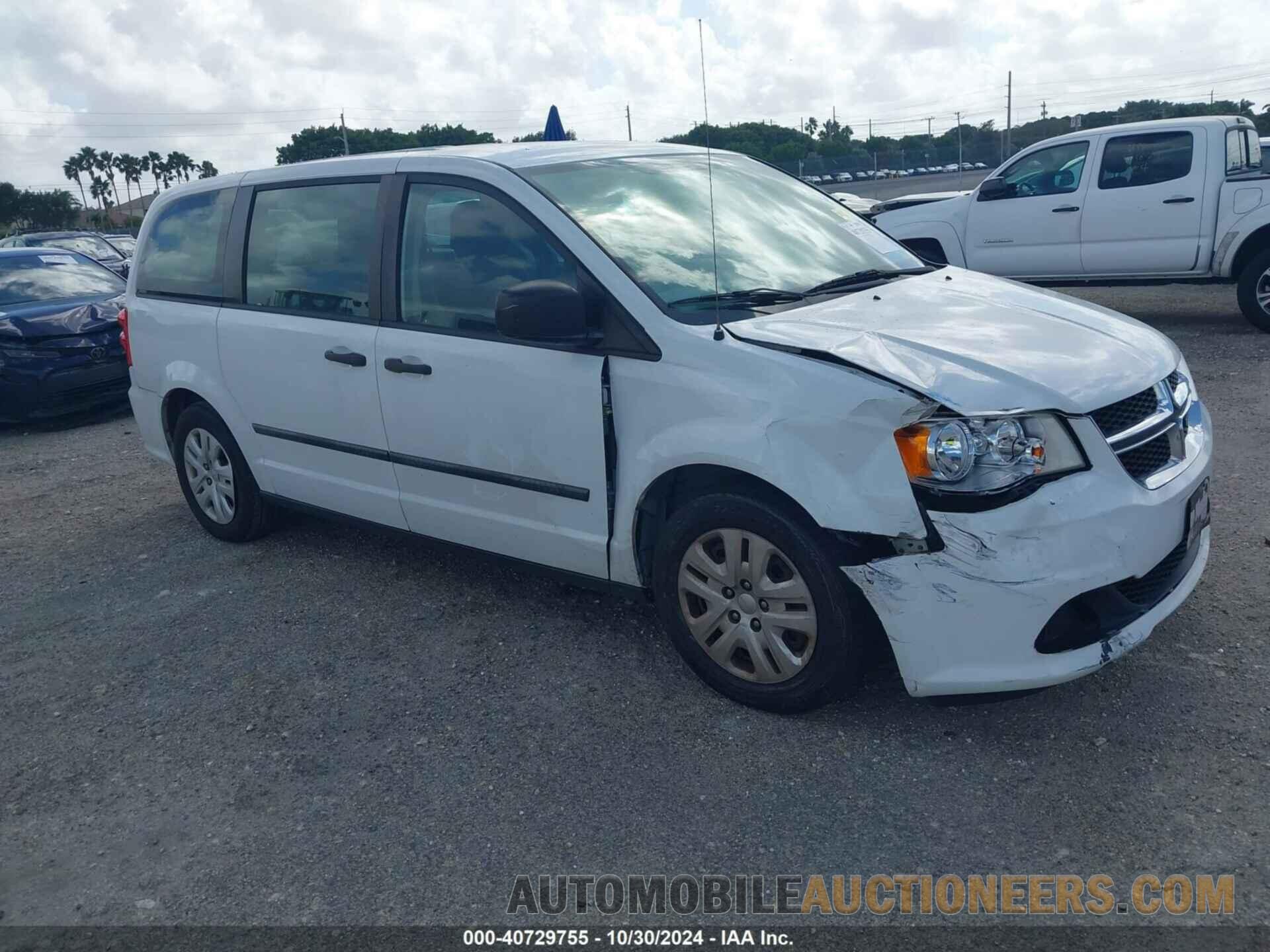 2C4RDGBG7ER450496 DODGE GRAND CARAVAN 2014