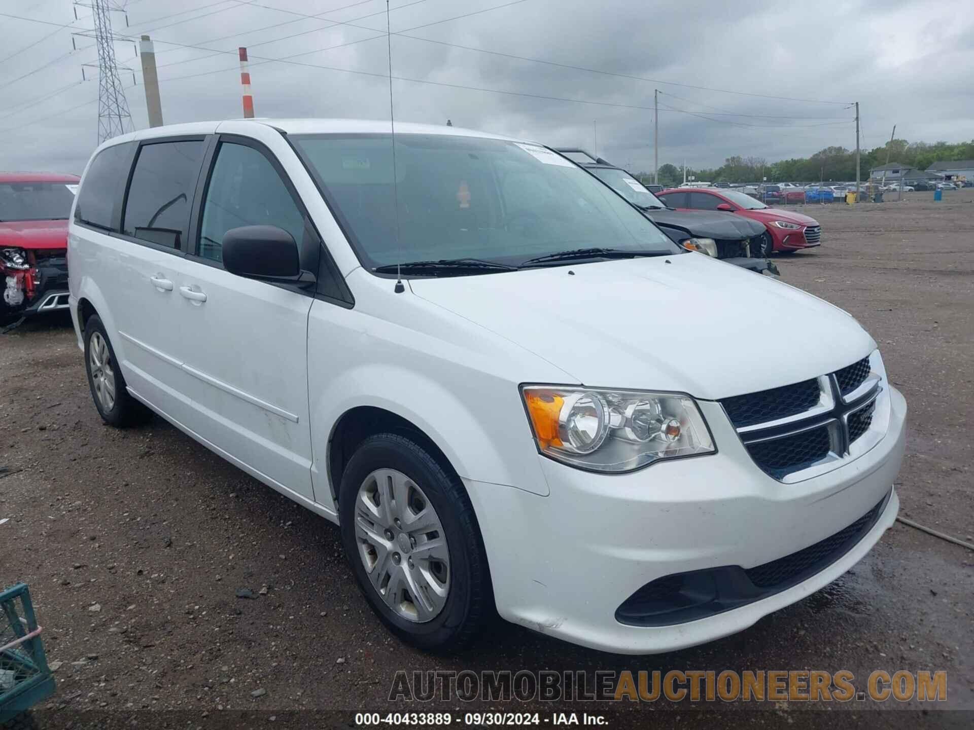 2C4RDGBG7HR617315 DODGE GRAND CARAVAN 2017