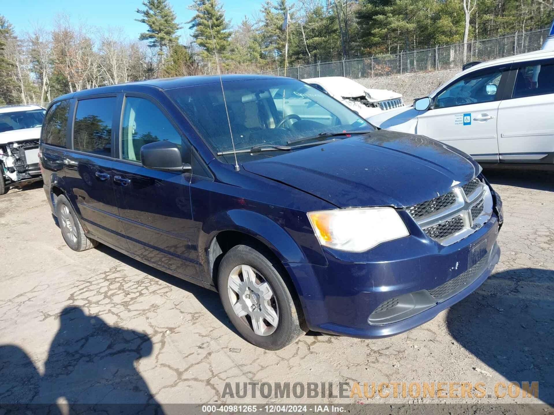 2C4RDGBG8CR336486 DODGE GRAND CARAVAN 2012