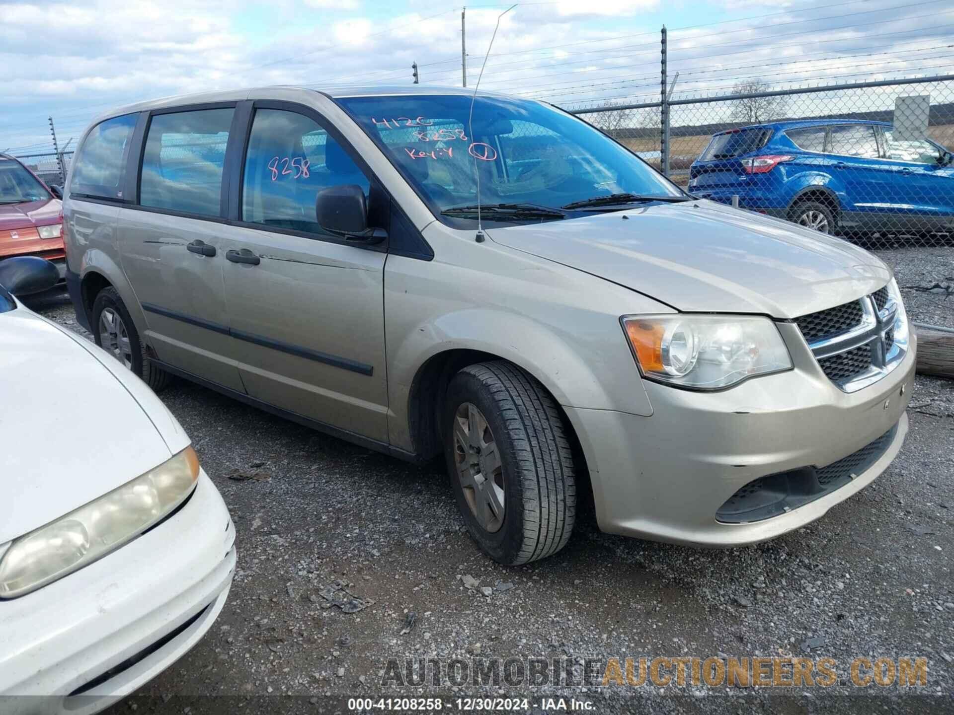 2C4RDGBG8DR599918 DODGE GRAND CARAVAN 2013