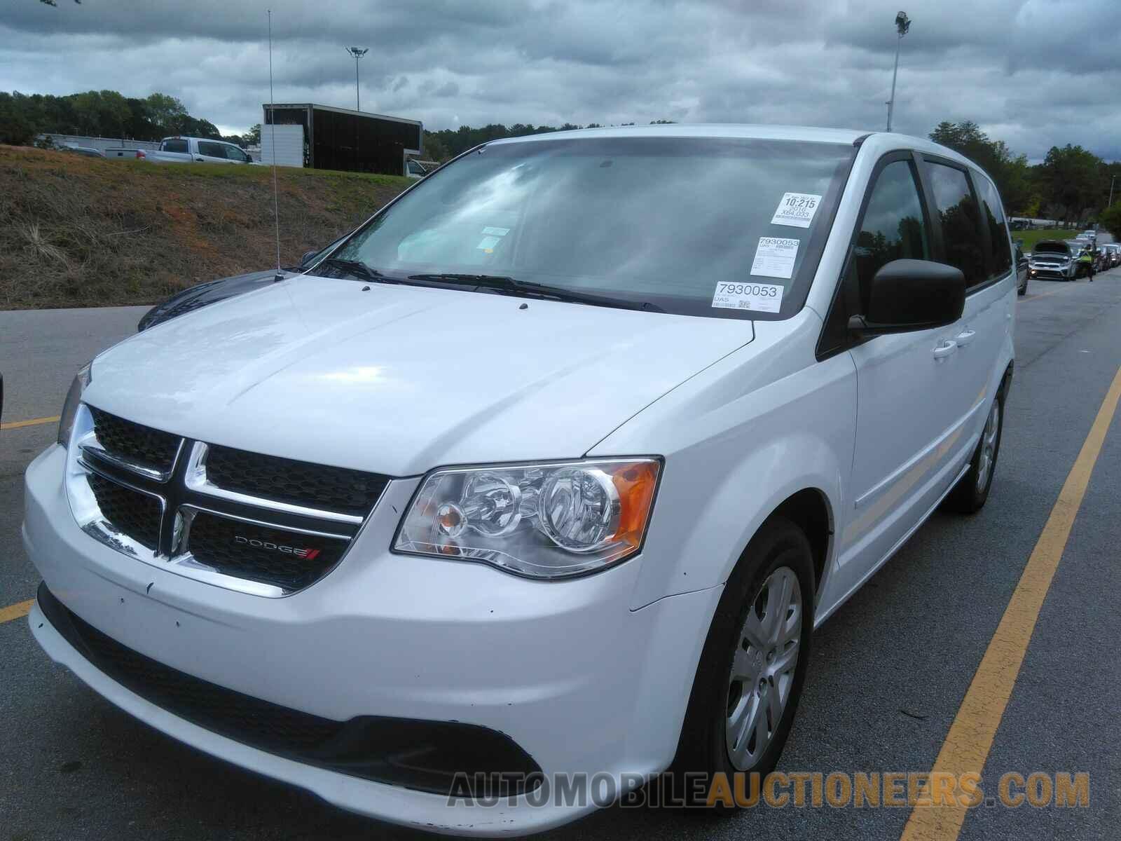 2C4RDGBG8GR122460 Dodge Grand Caravan 2016