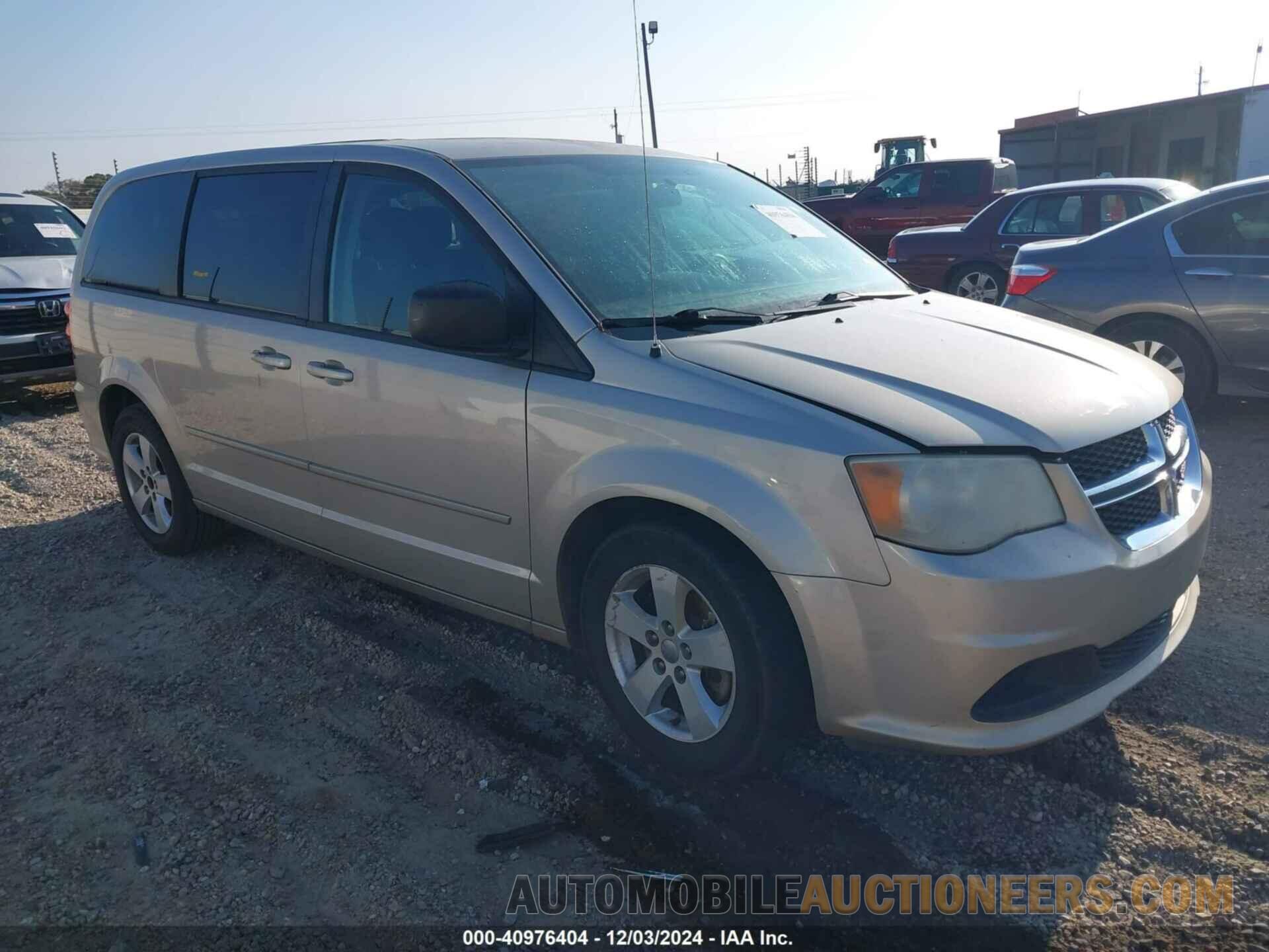 2C4RDGBGXDR532348 DODGE GRAND CARAVAN 2013