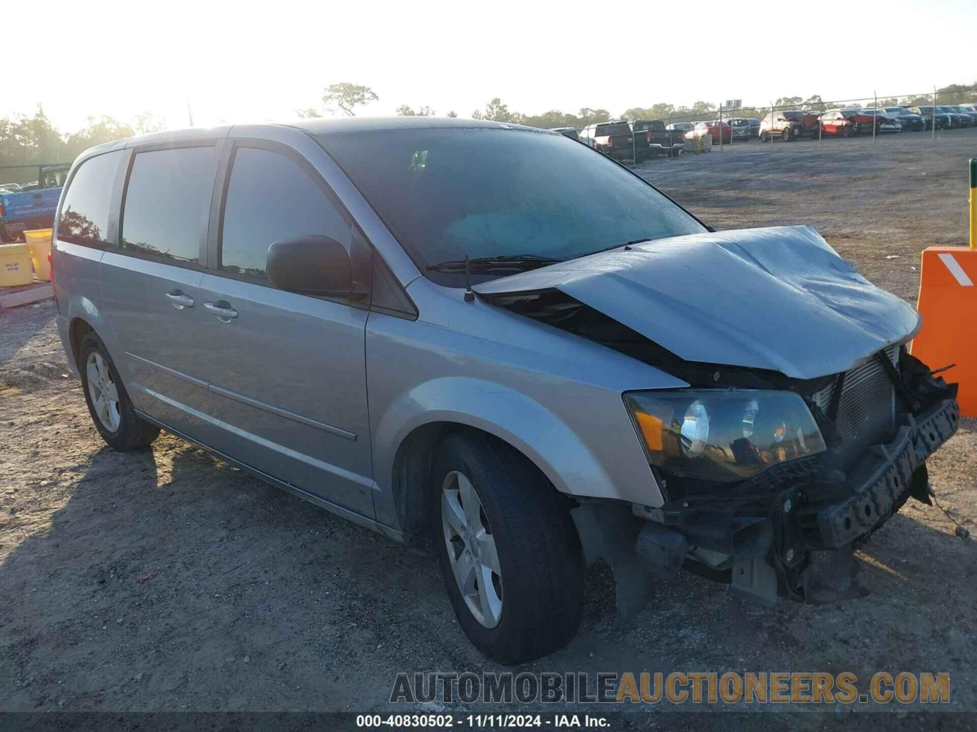 2C4RDGBGXDR726247 DODGE GRAND CARAVAN 2013