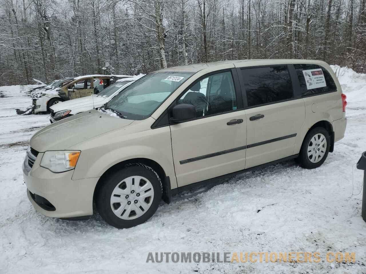 2C4RDGBGXER136776 DODGE CARAVAN 2014