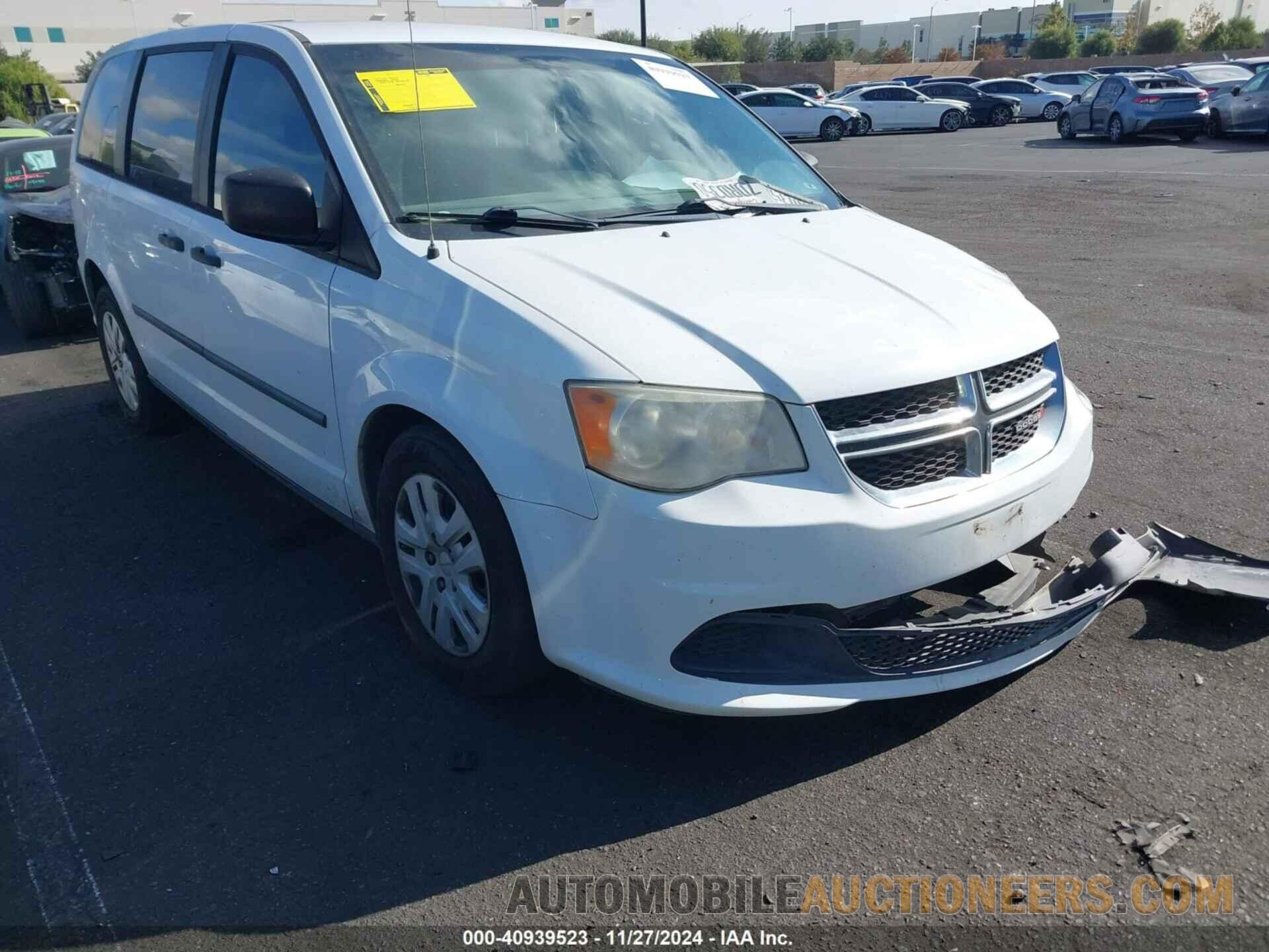 2C4RDGBGXER218961 DODGE GRAND CARAVAN 2014