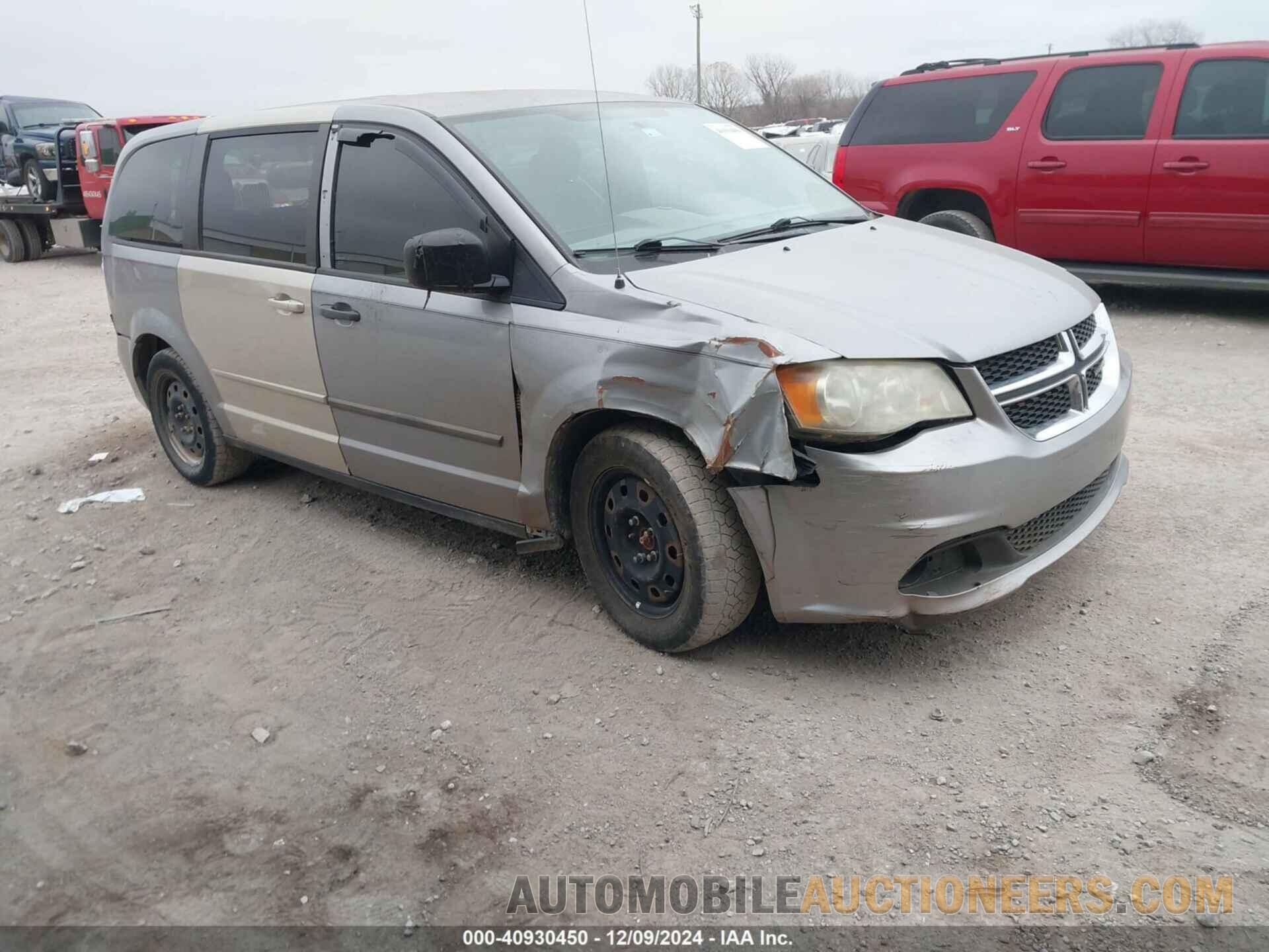 2C4RDGBGXER274589 DODGE GRAND CARAVAN 2014