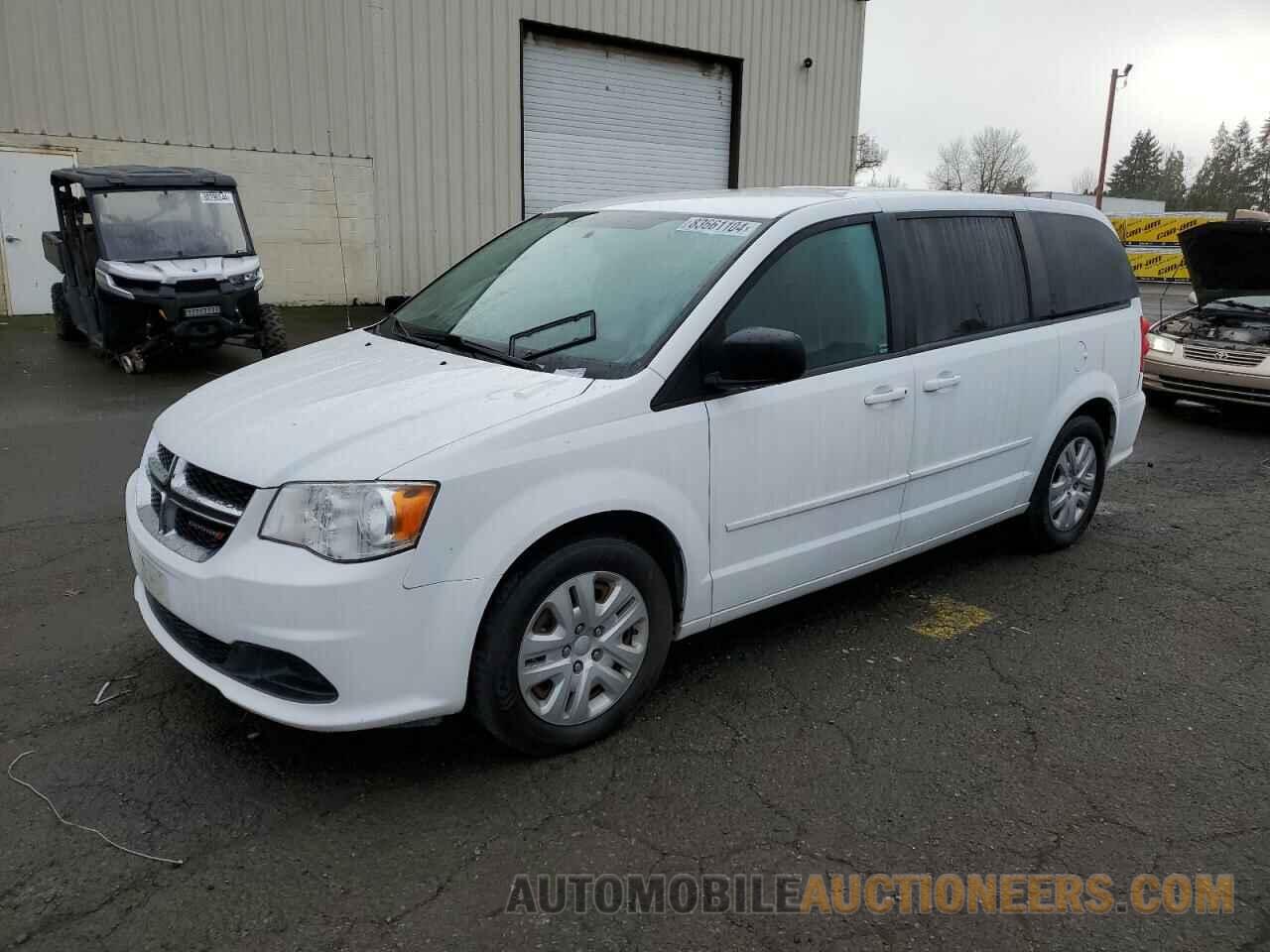 2C4RDGBGXGR100461 DODGE CARAVAN 2016