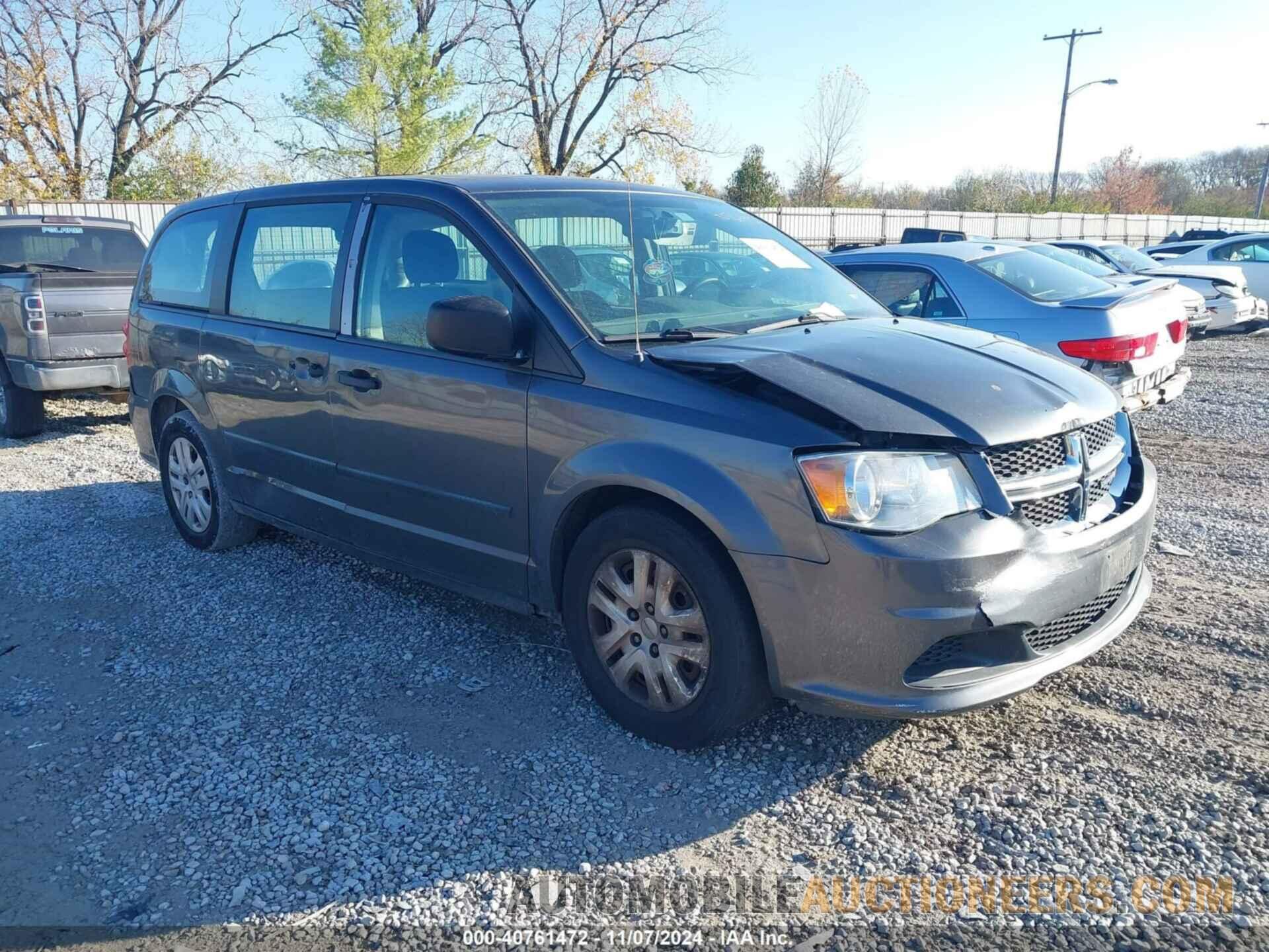 2C4RDGBGXGR109905 DODGE GRAND CARAVAN 2016