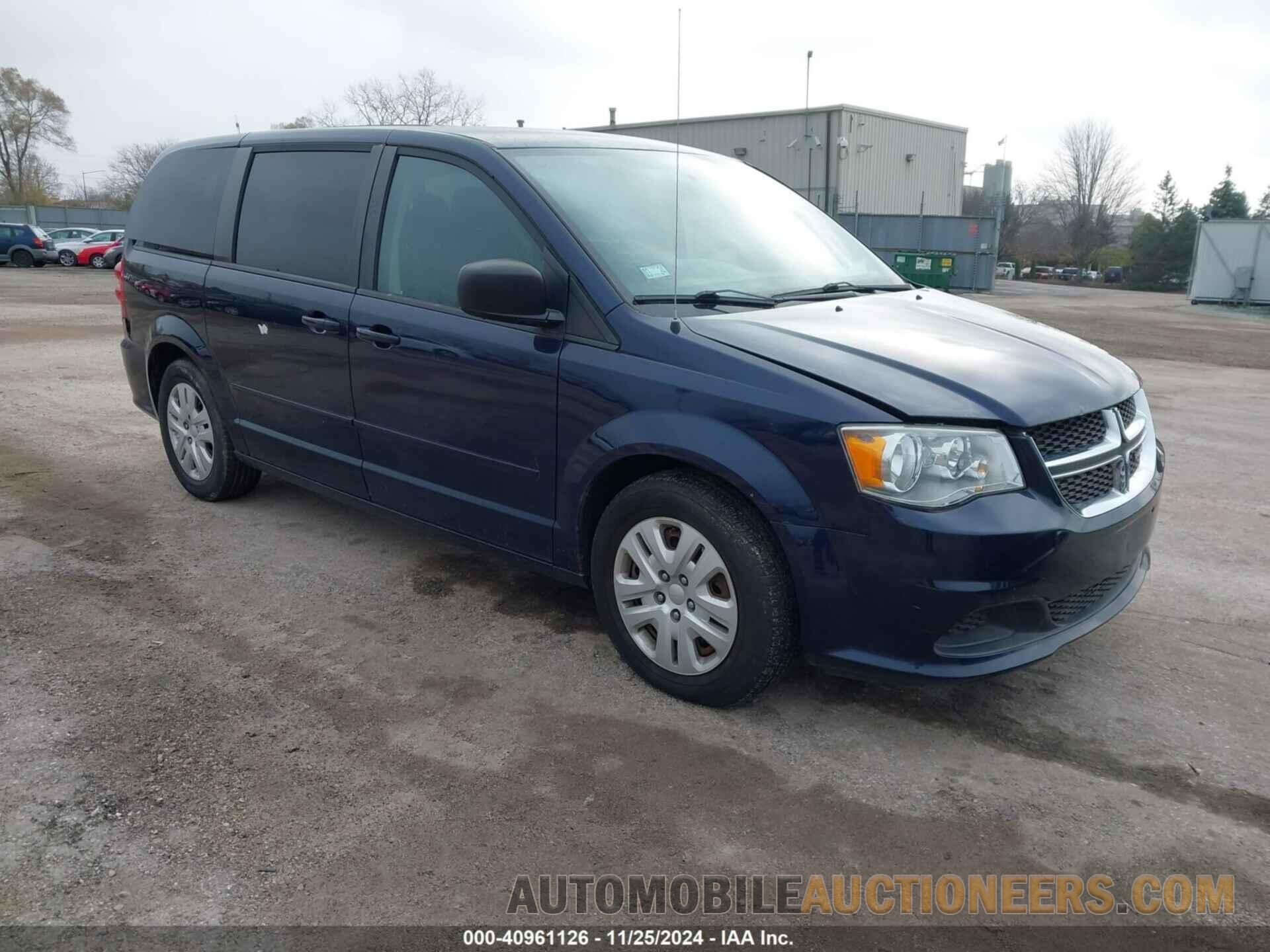 2C4RDGBGXGR262798 DODGE GRAND CARAVAN 2016