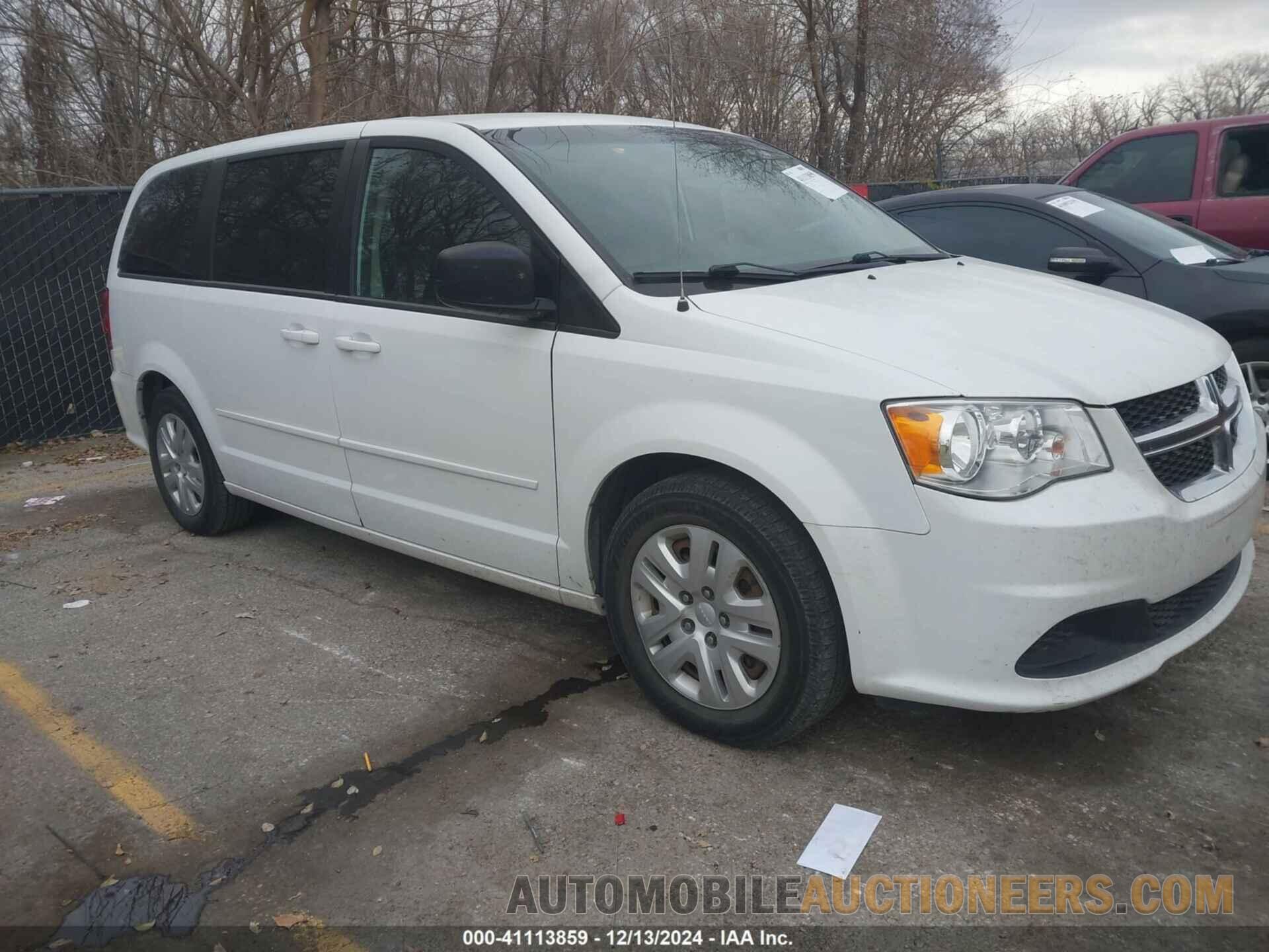 2C4RDGBGXGR390863 DODGE GRAND CARAVAN 2016