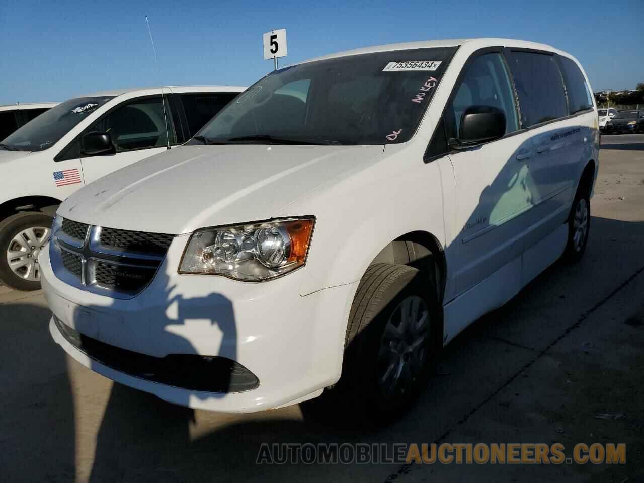 2C4RDGBGXHR776510 DODGE CARAVAN 2017