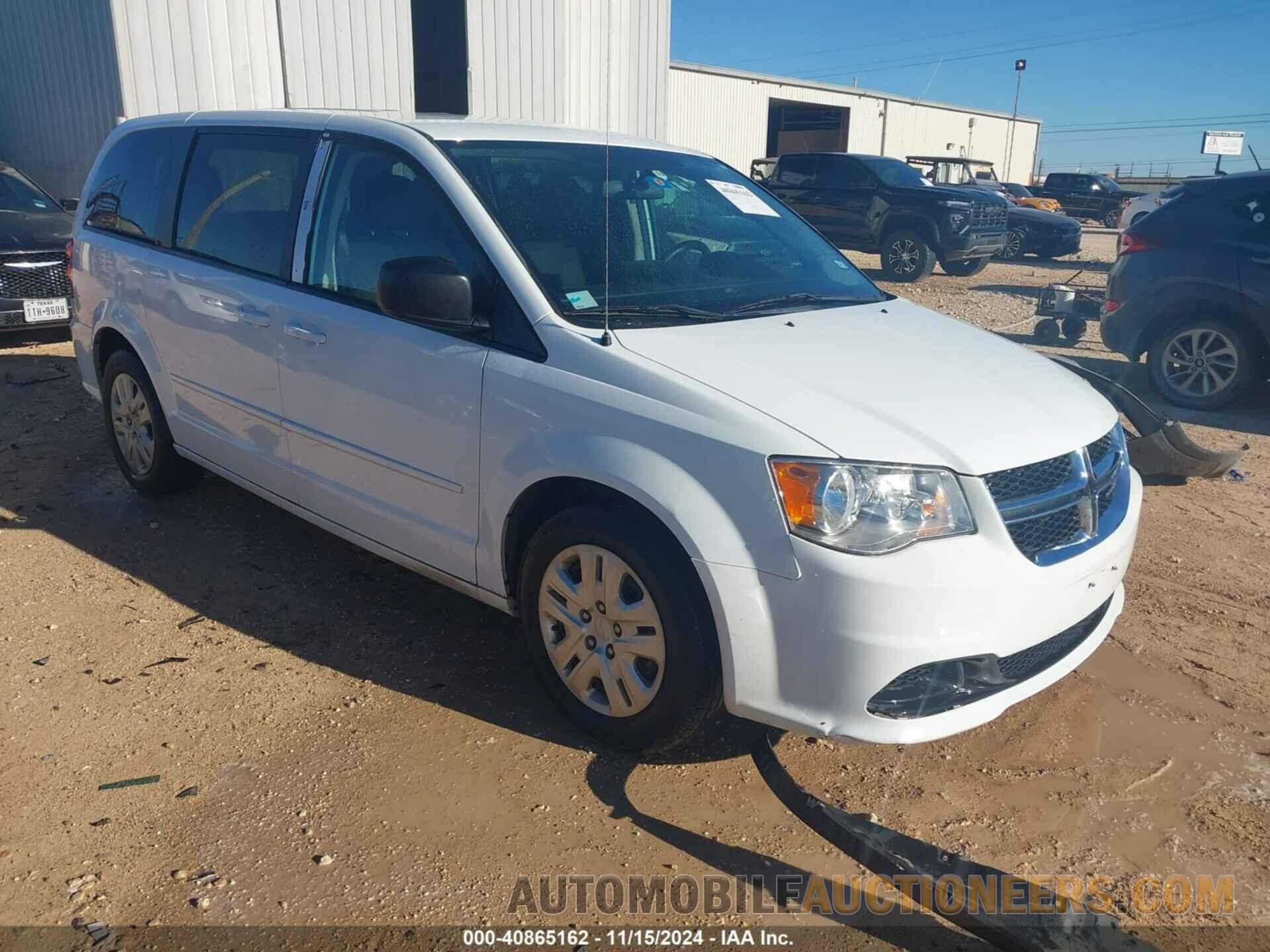 2C4RDGBGXHR850475 DODGE GRAND CARAVAN 2017