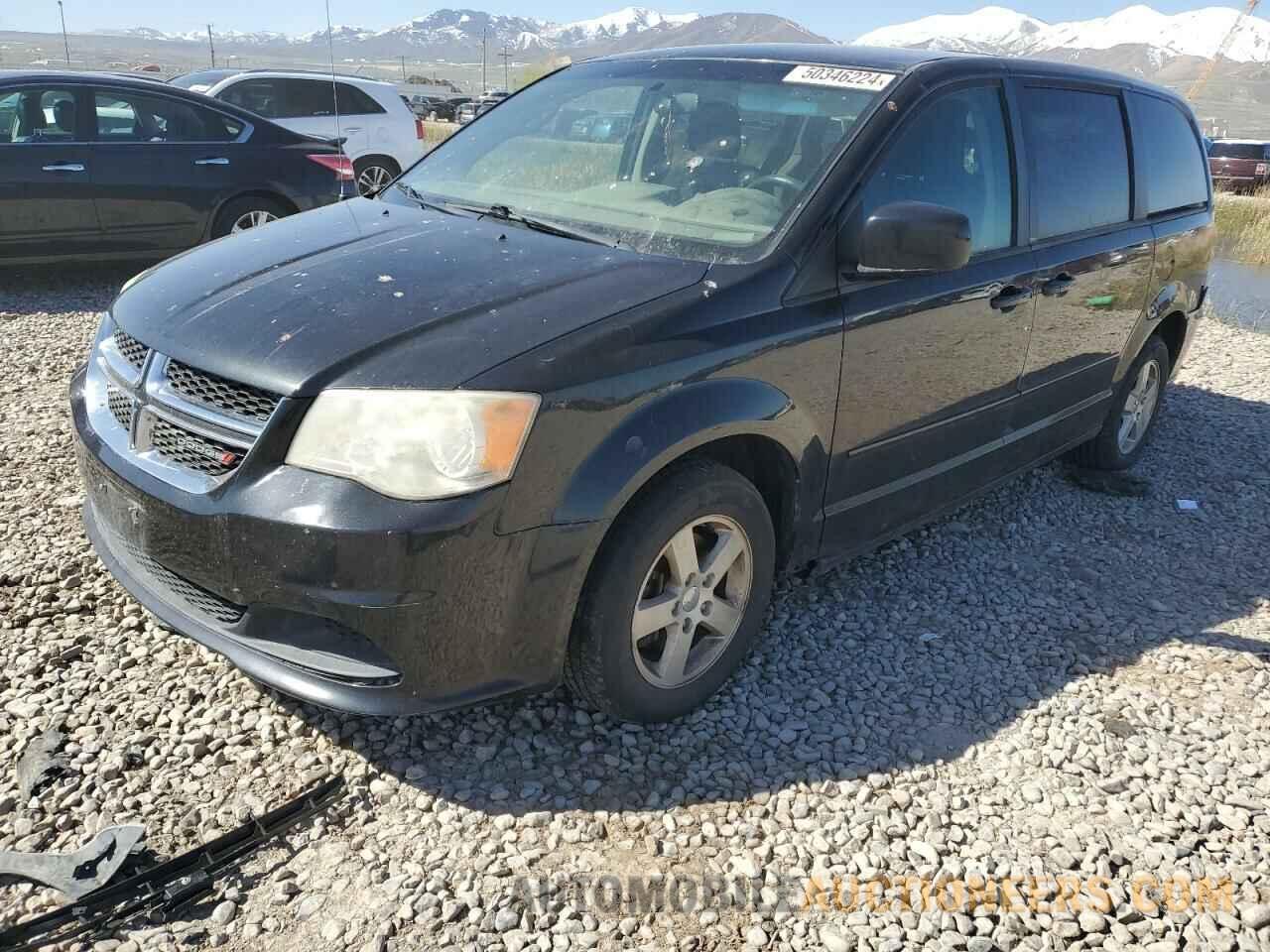 2C4RDGCGXDR524300 DODGE CARAVAN 2013