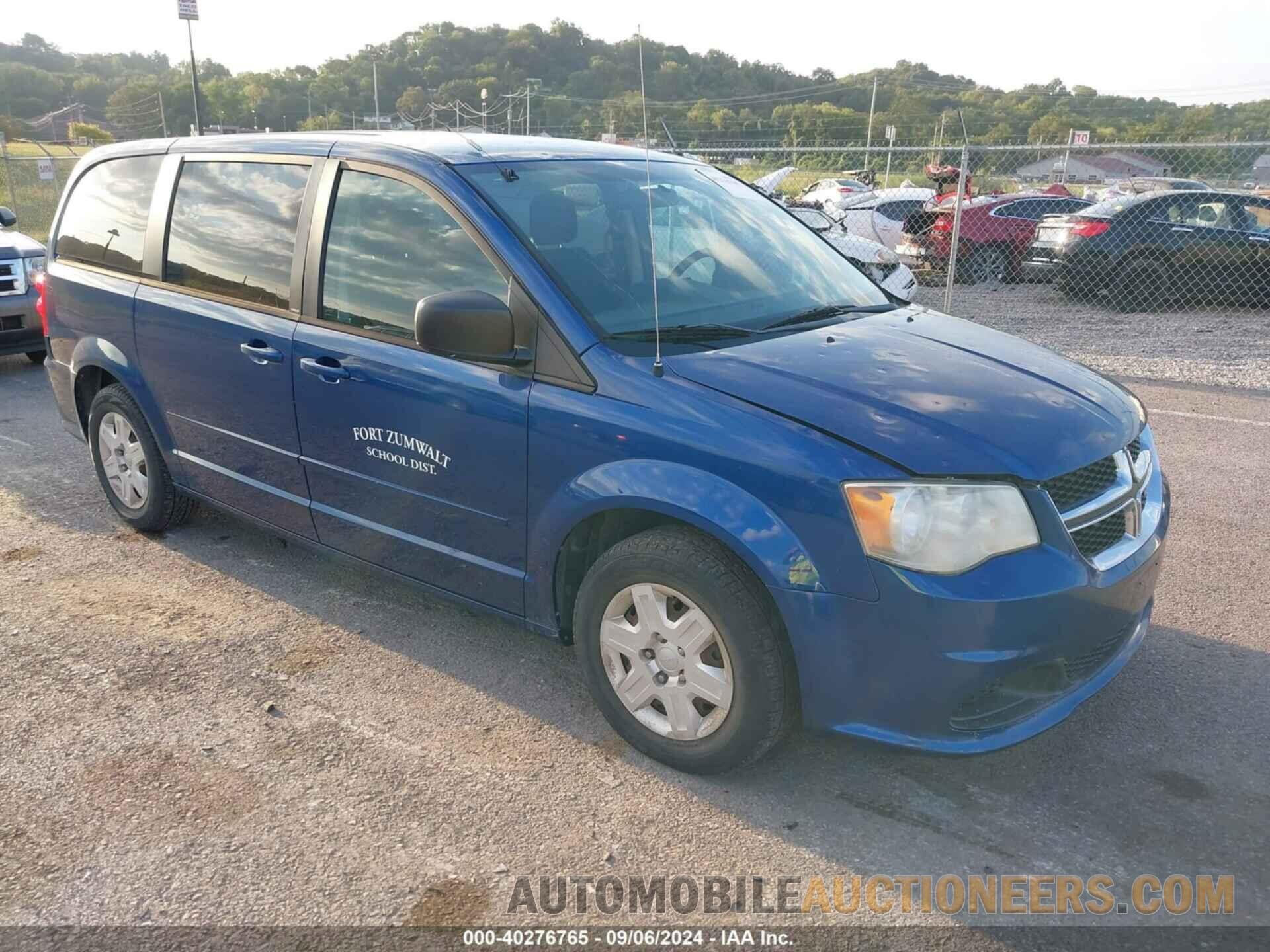 2D4RN4DG6BR719563 DODGE GRAND CARAVAN 2011