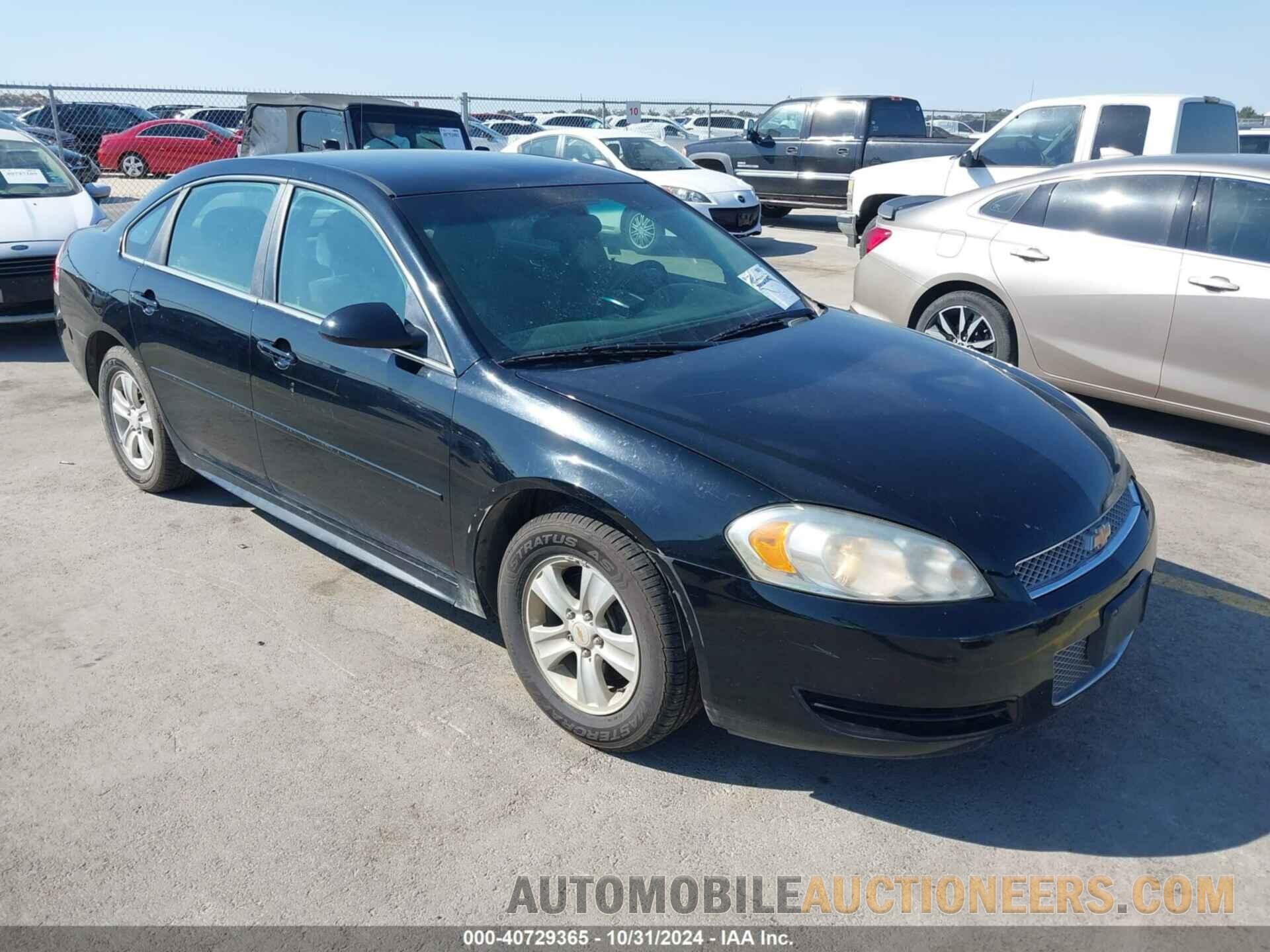 2G1WF5E37C1165747 CHEVROLET IMPALA 2012