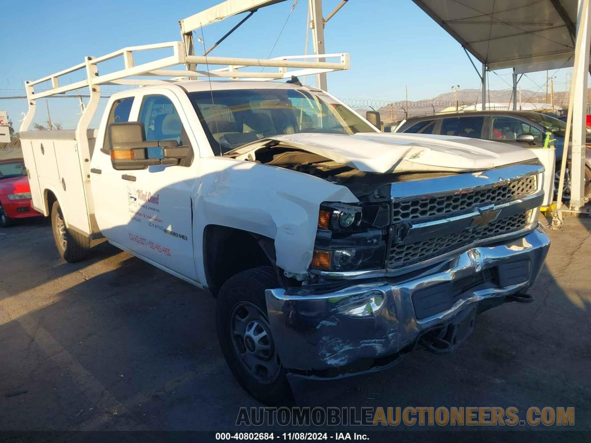 2GB2CREG5K1218375 CHEVROLET SILVERADO 2500HD 2019