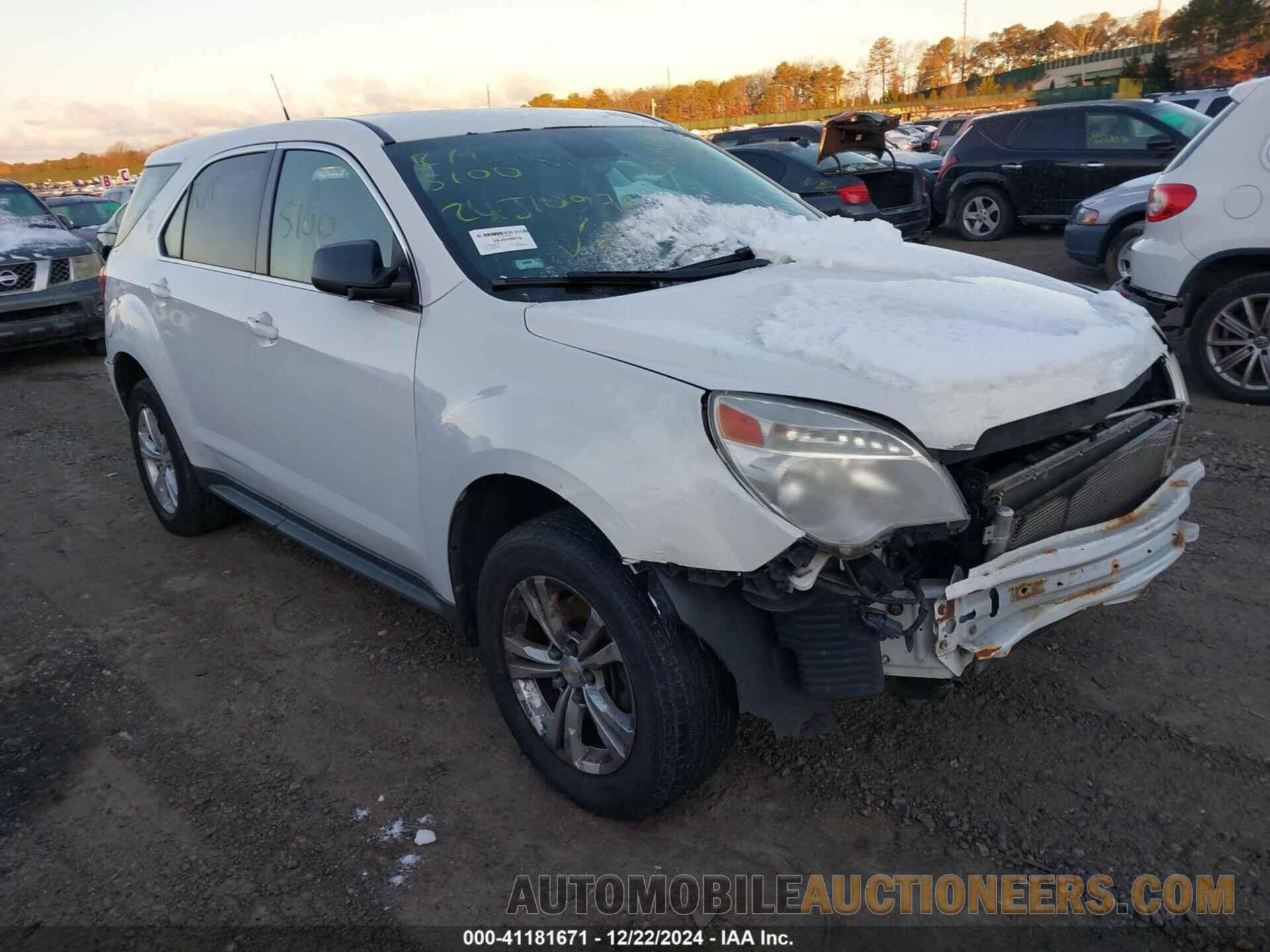 2GNALBEK9C6191101 CHEVROLET EQUINOX 2012