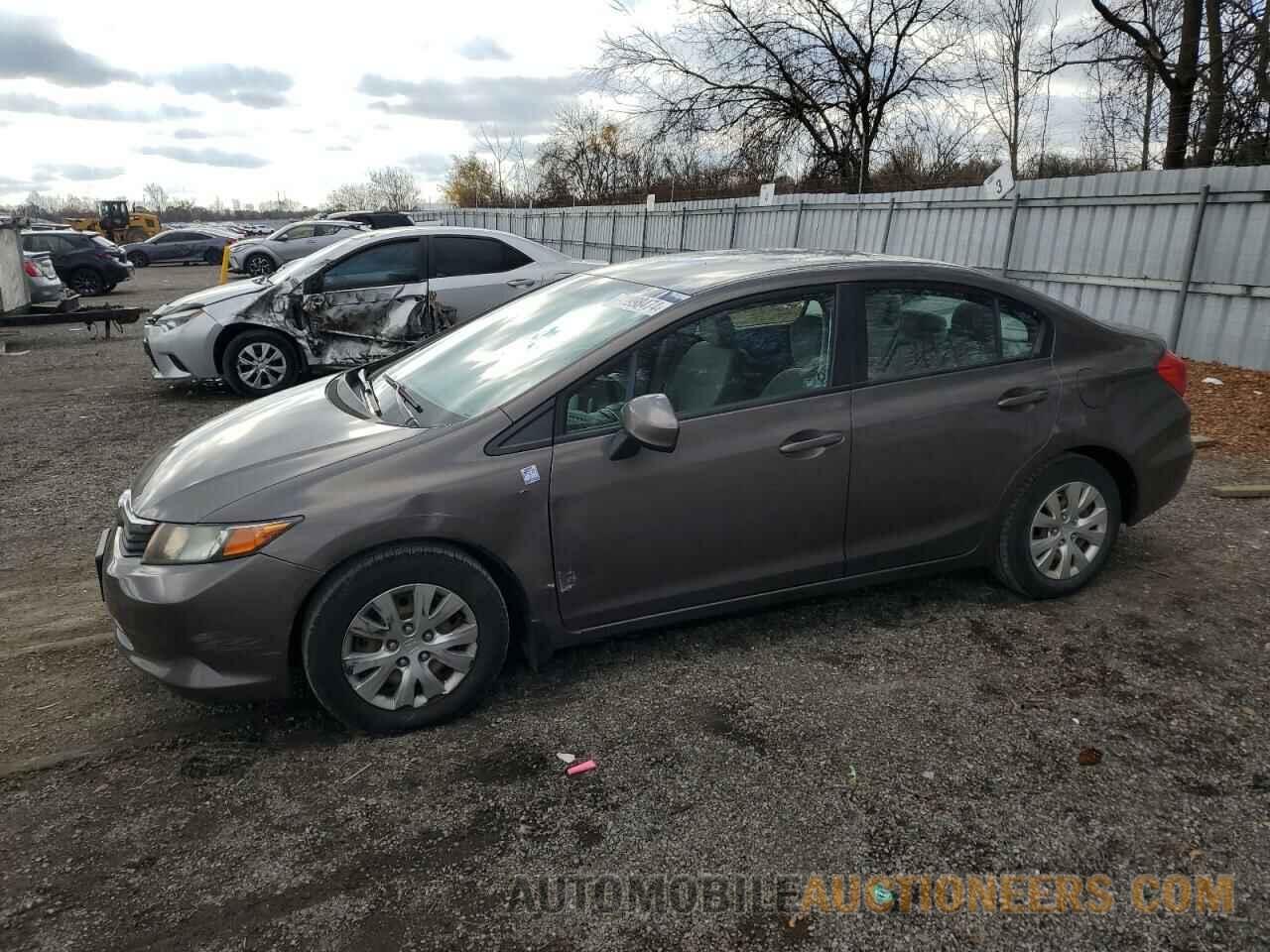 2HGFB2F42CH009262 HONDA CIVIC 2012