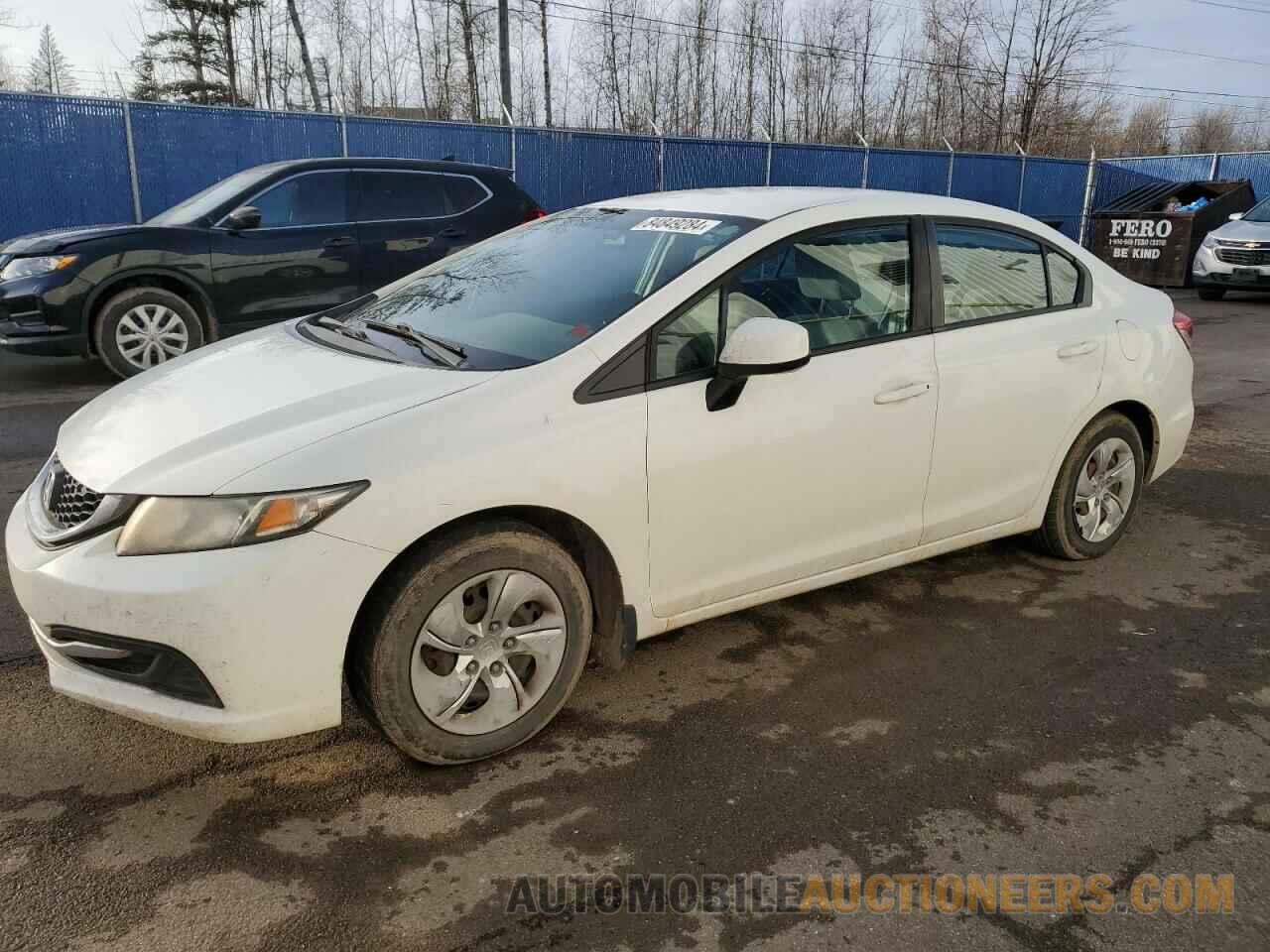 2HGFB2F48DH030019 HONDA CIVIC 2013