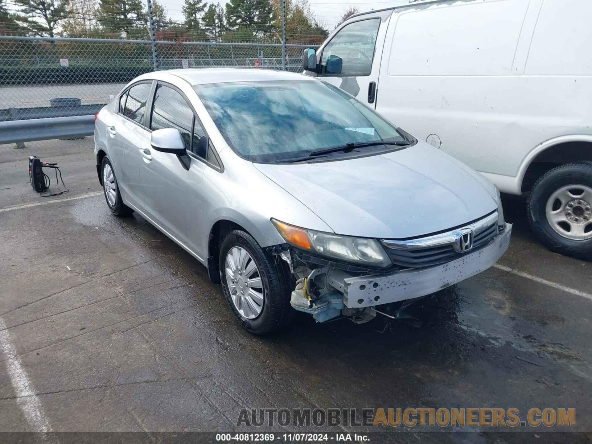 2HGFB2F50CH318057 HONDA CIVIC 2012